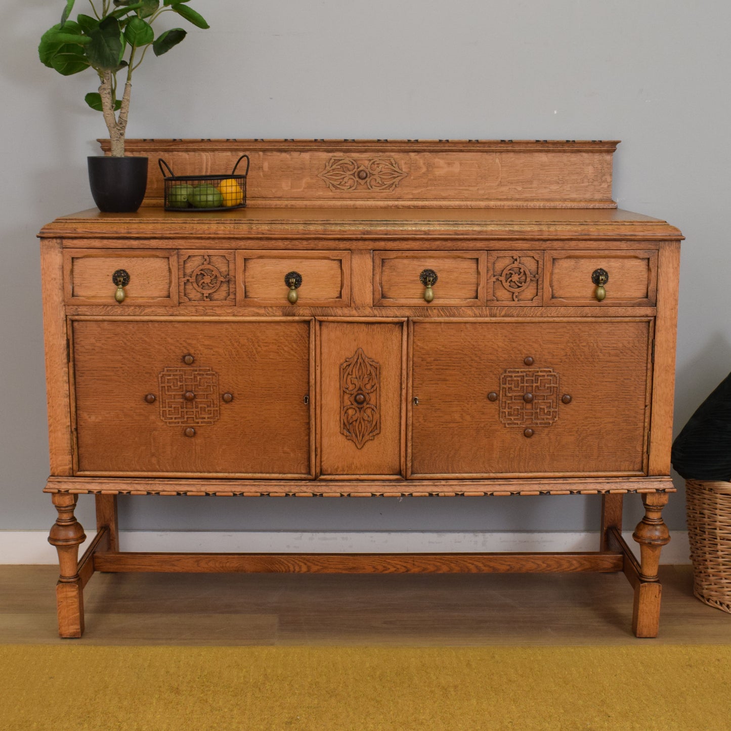 Restored Oak Sideboard