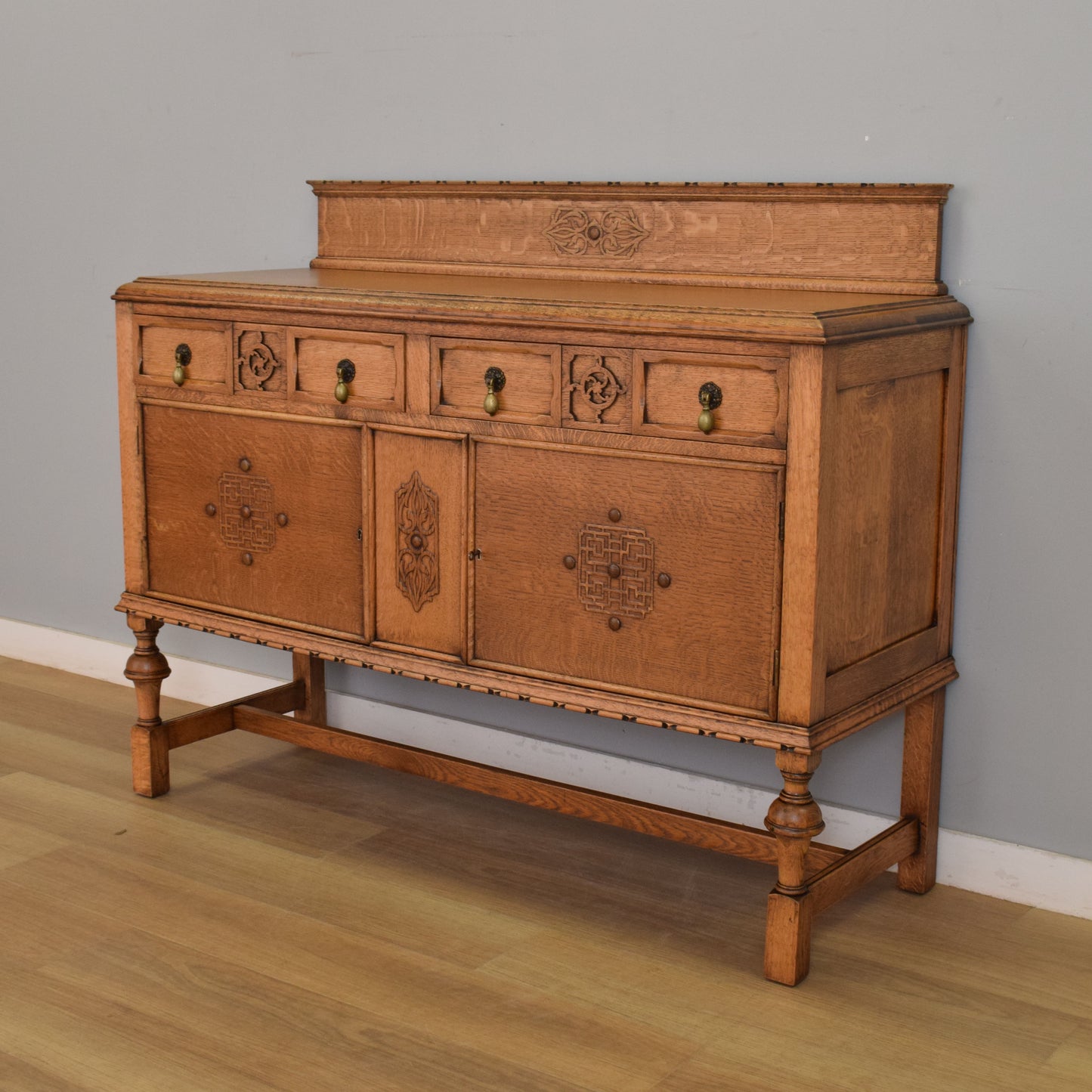 Restored Oak Sideboard