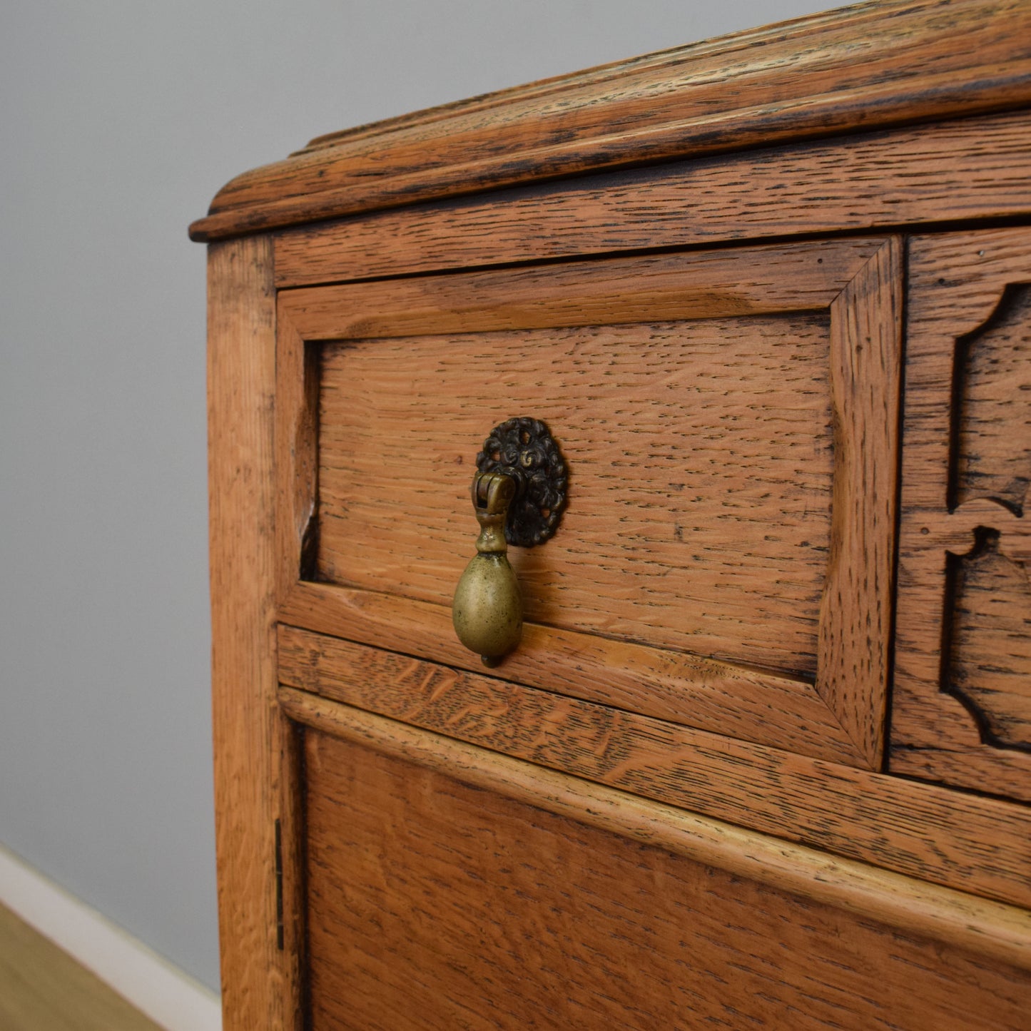 Restored Oak Sideboard