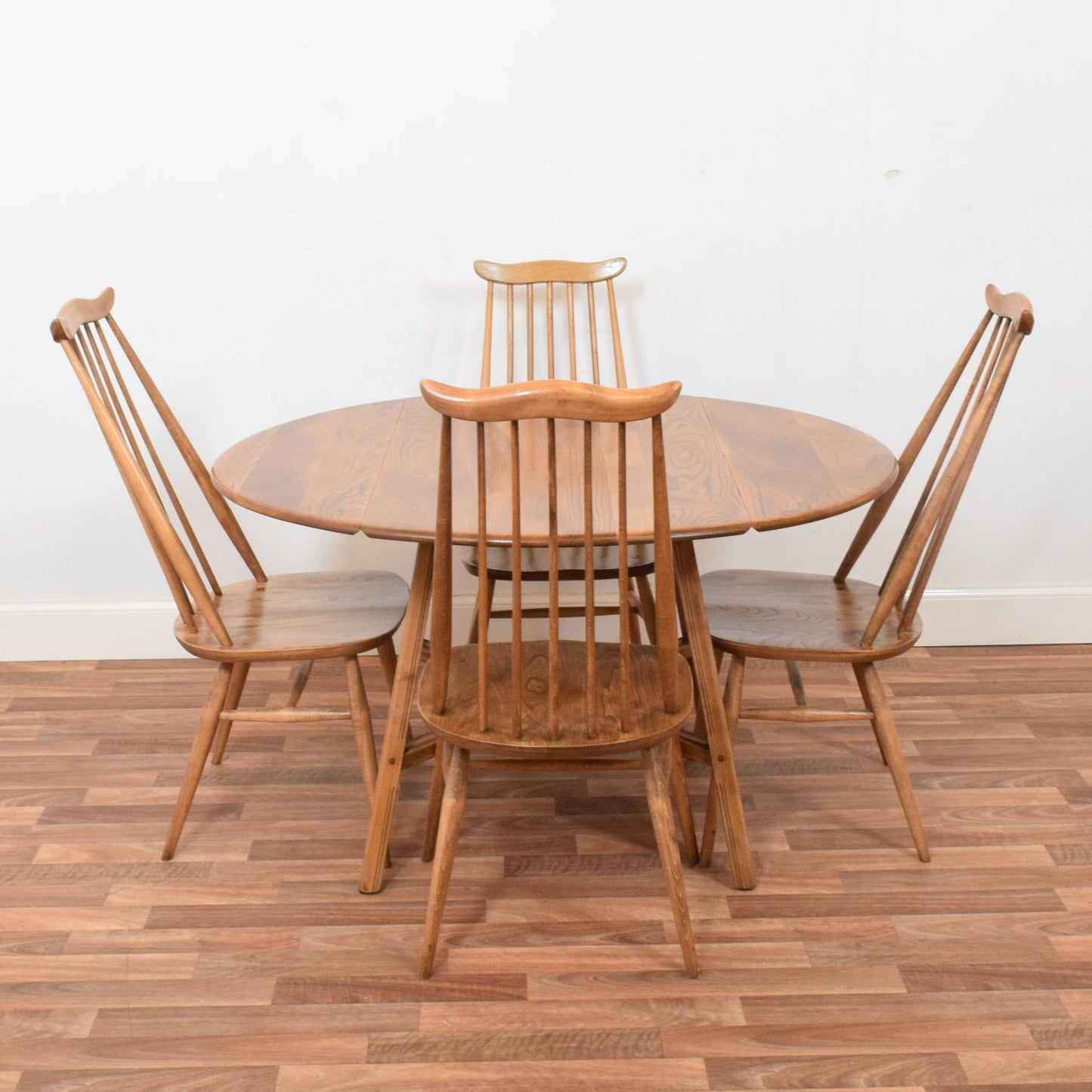 Ercol Drop Leaf Table and Four Chairs