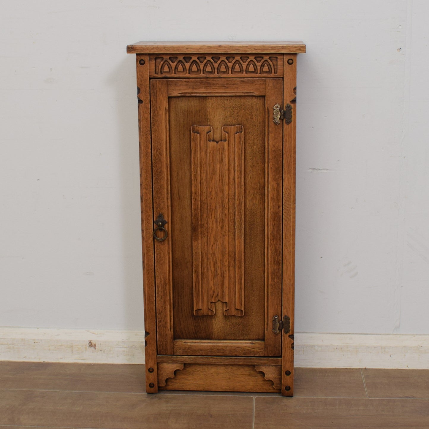 Slim Oak Cabinet