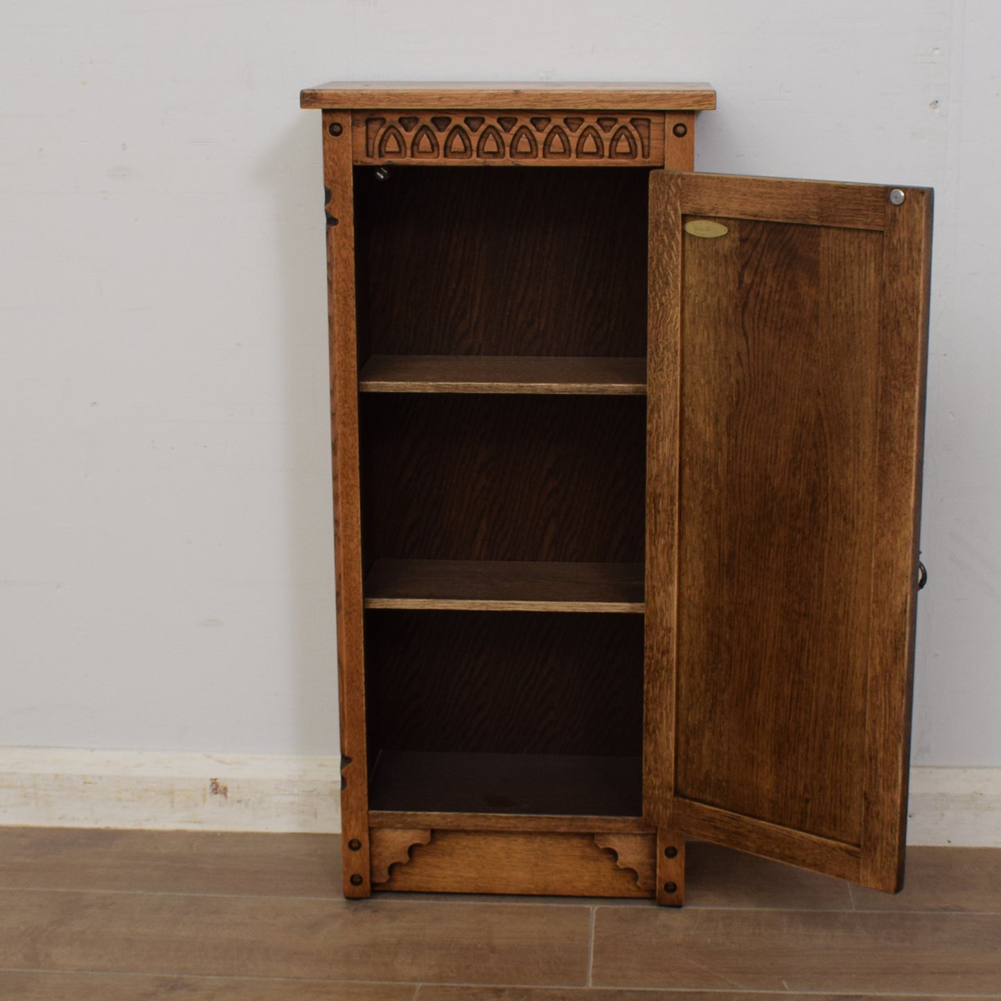Slim Oak Cabinet