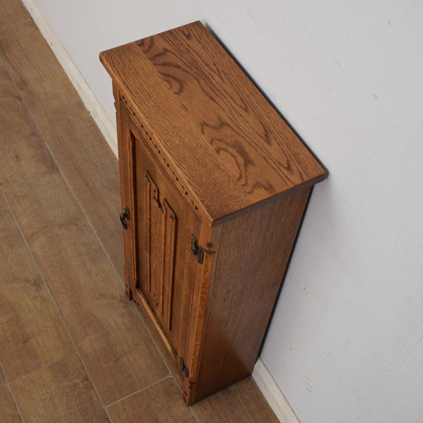 Slim Oak Cabinet