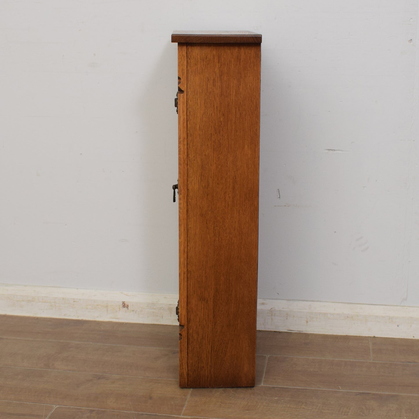 Slim Oak Cabinet
