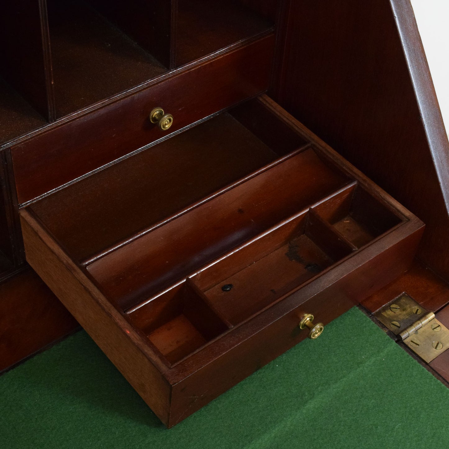 Restored Mahogany Bureau Bookcase