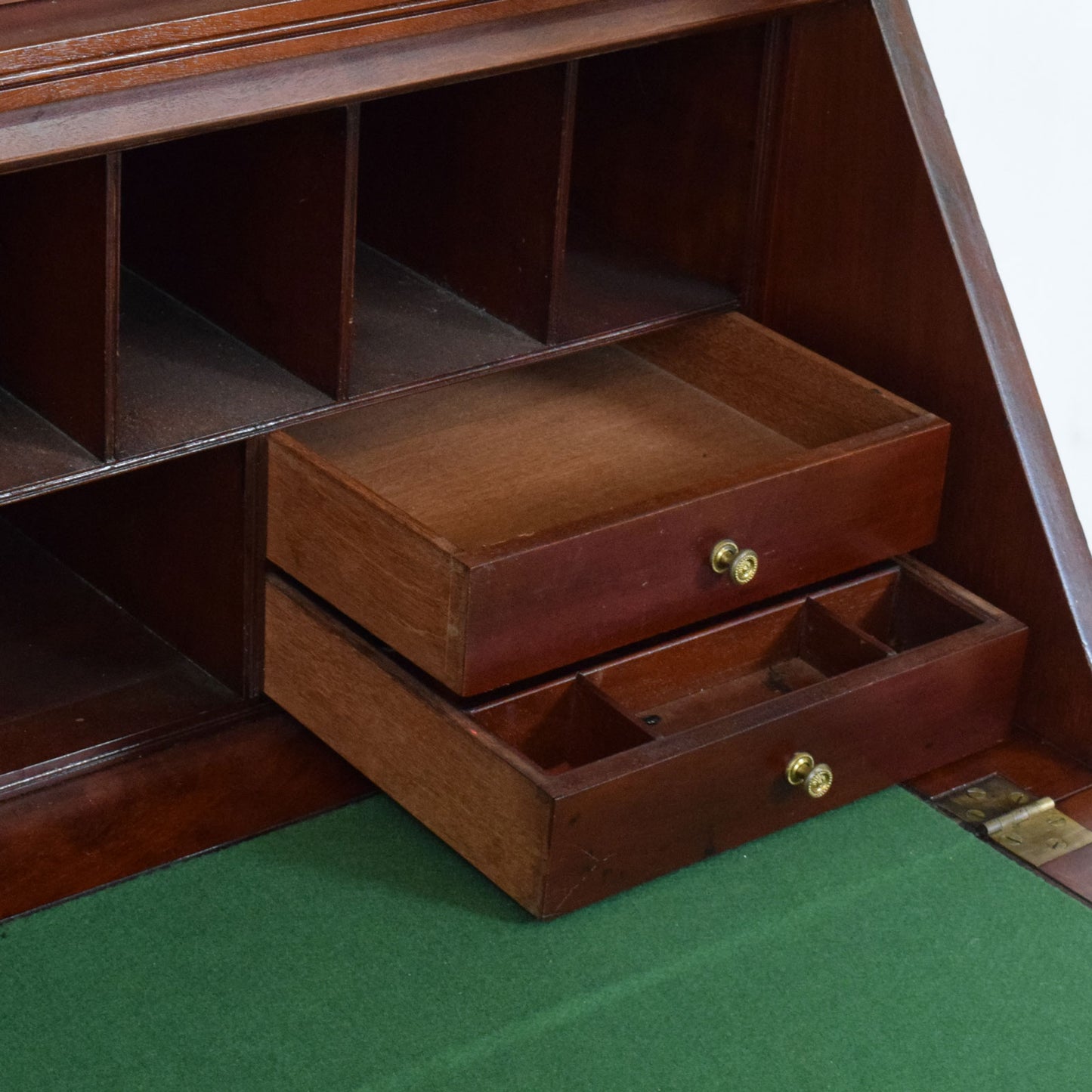 Restored Mahogany Bureau Bookcase