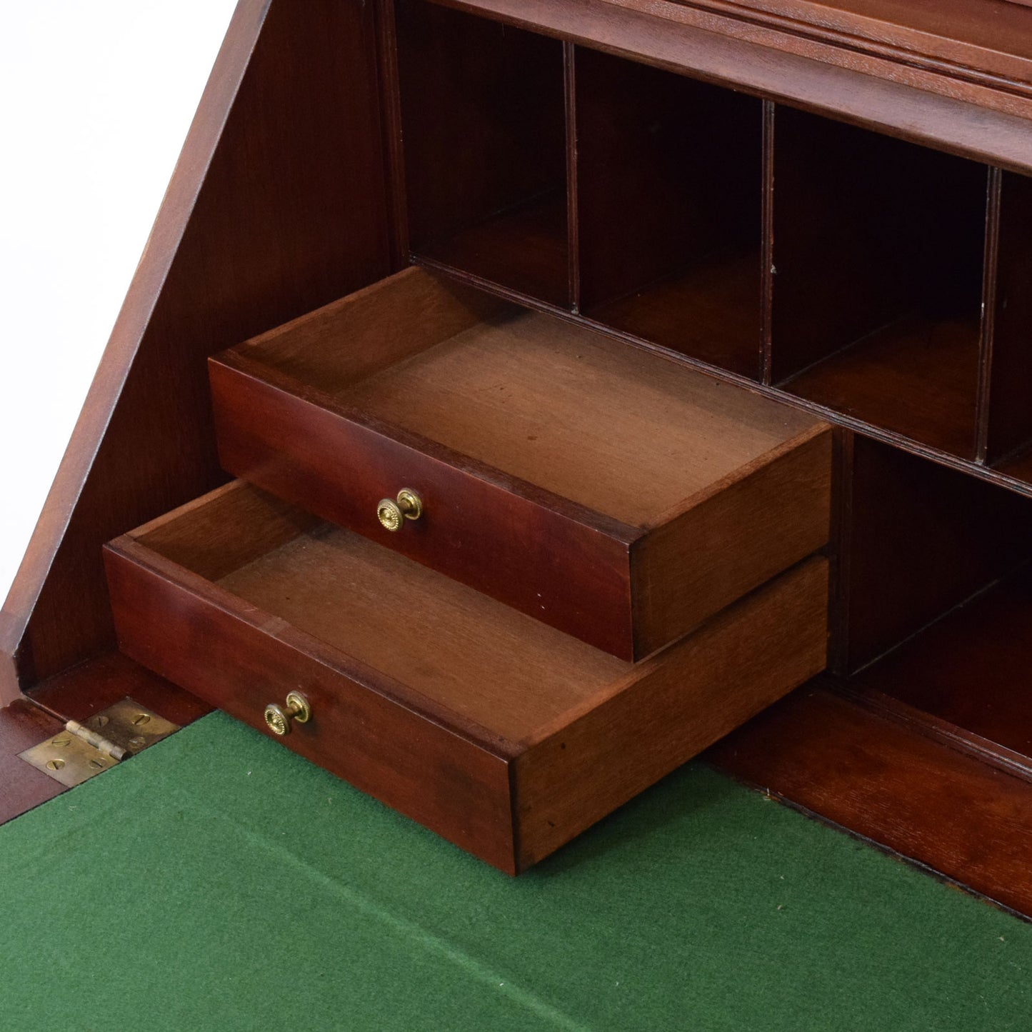 Restored Mahogany Bureau Bookcase