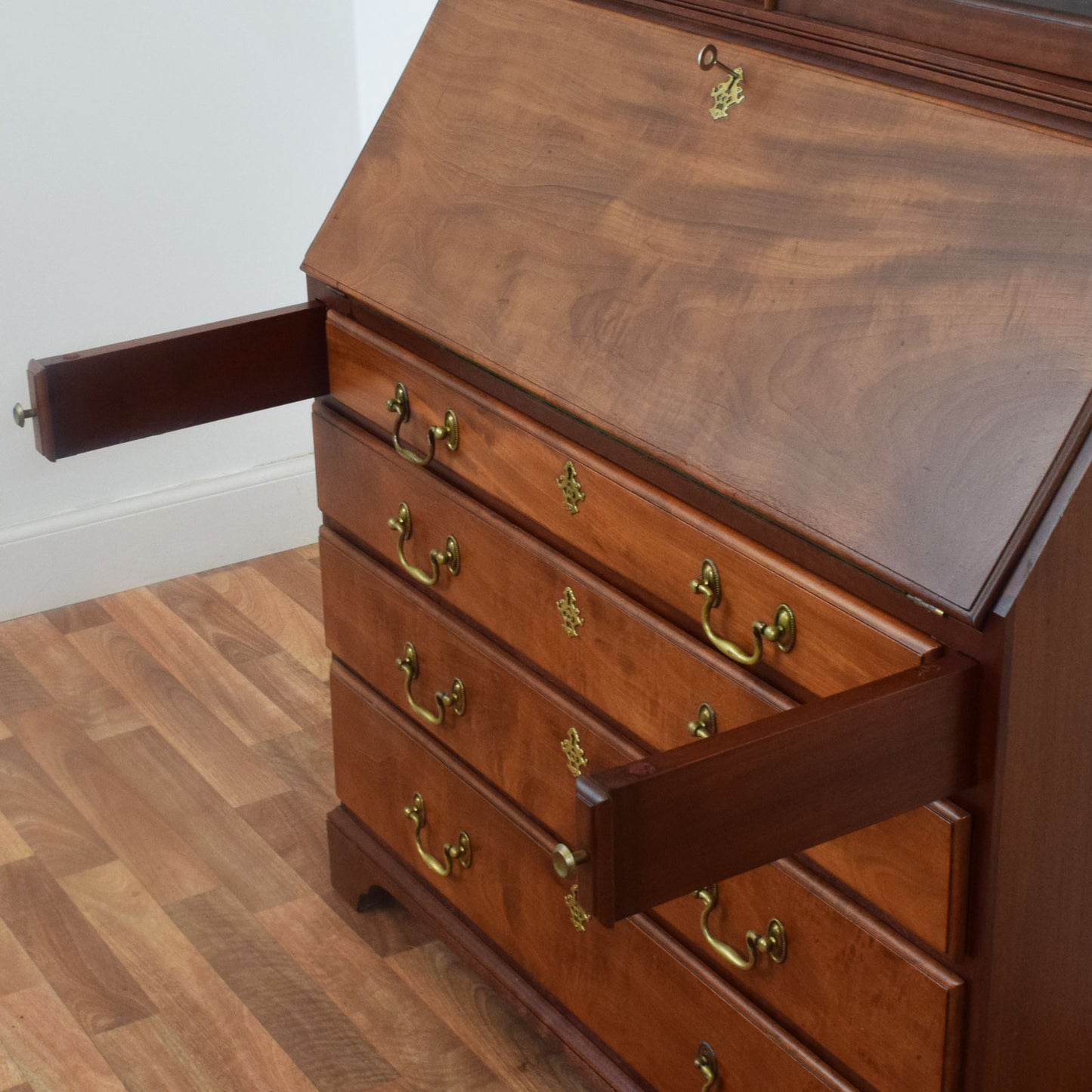 Restored Mahogany Bureau Bookcase