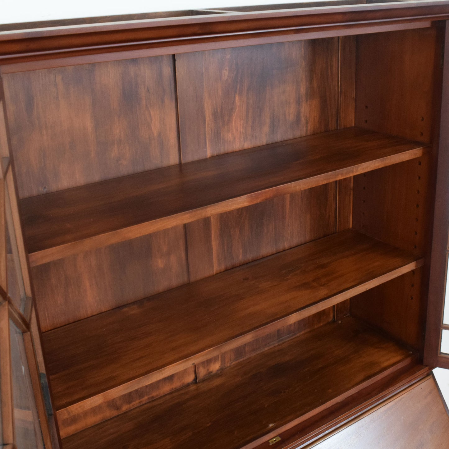 Restored Mahogany Bureau Bookcase