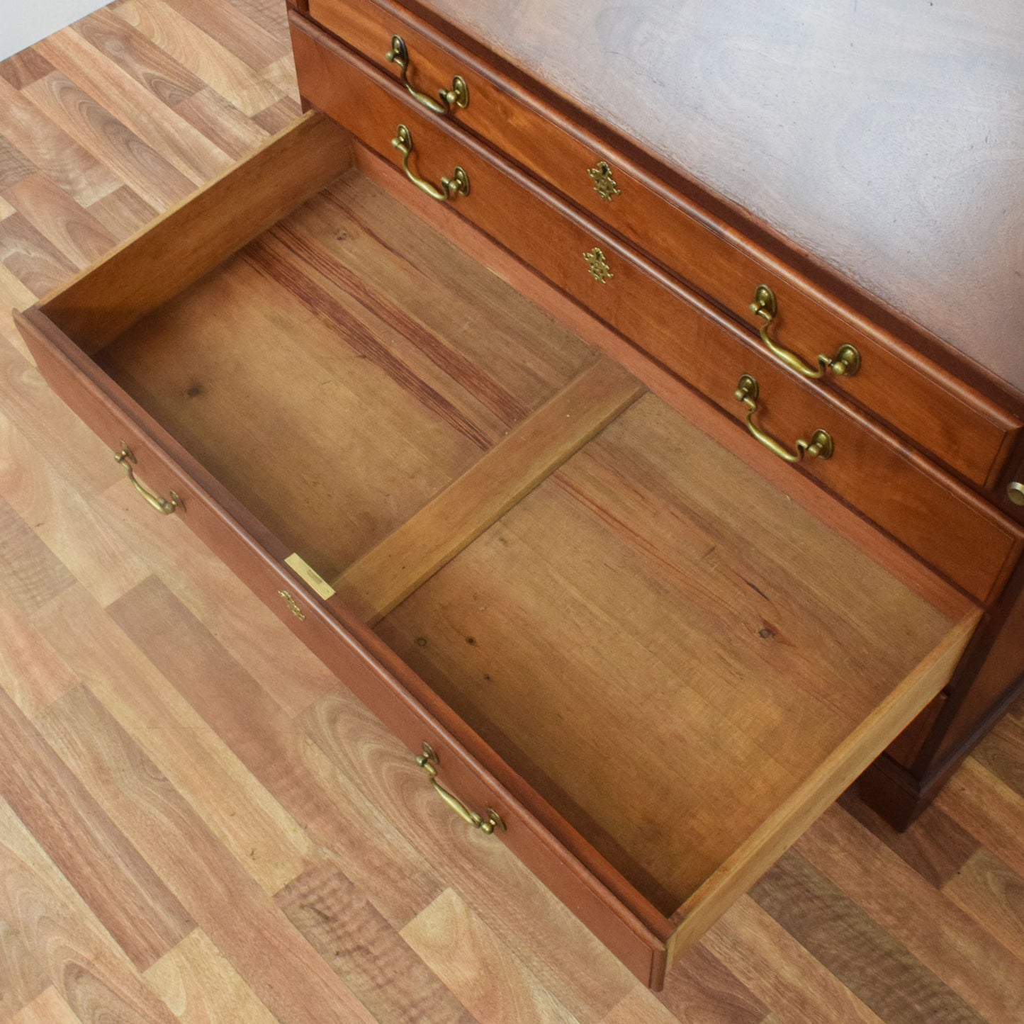 Restored Mahogany Bureau Bookcase