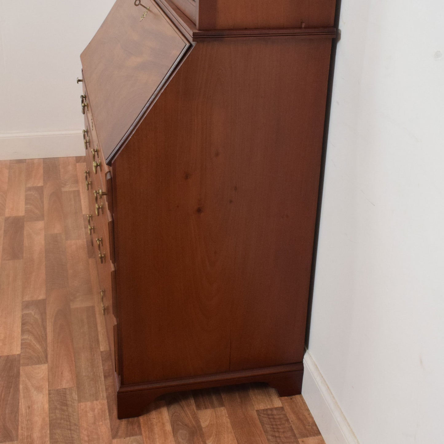 Restored Mahogany Bureau Bookcase