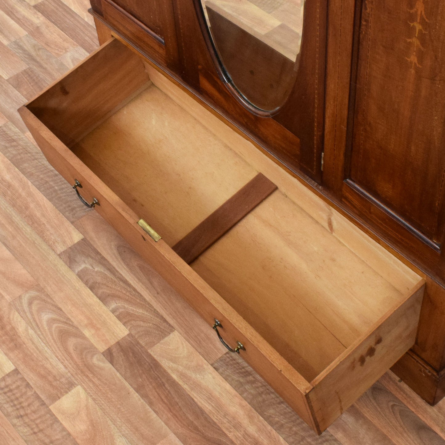 Mirrored Mahogany Hallrobe