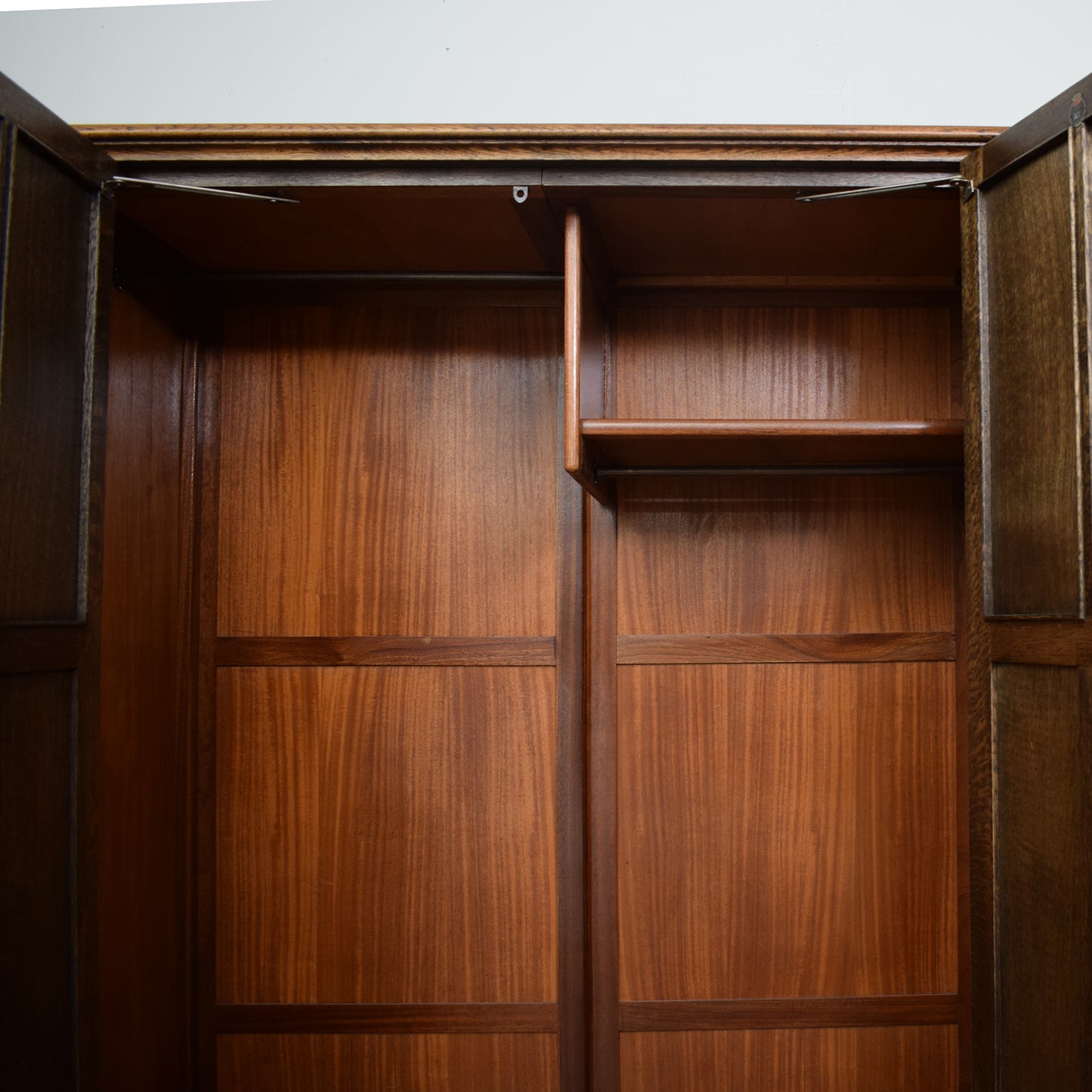 Restored Ladies Oak Wardrobe