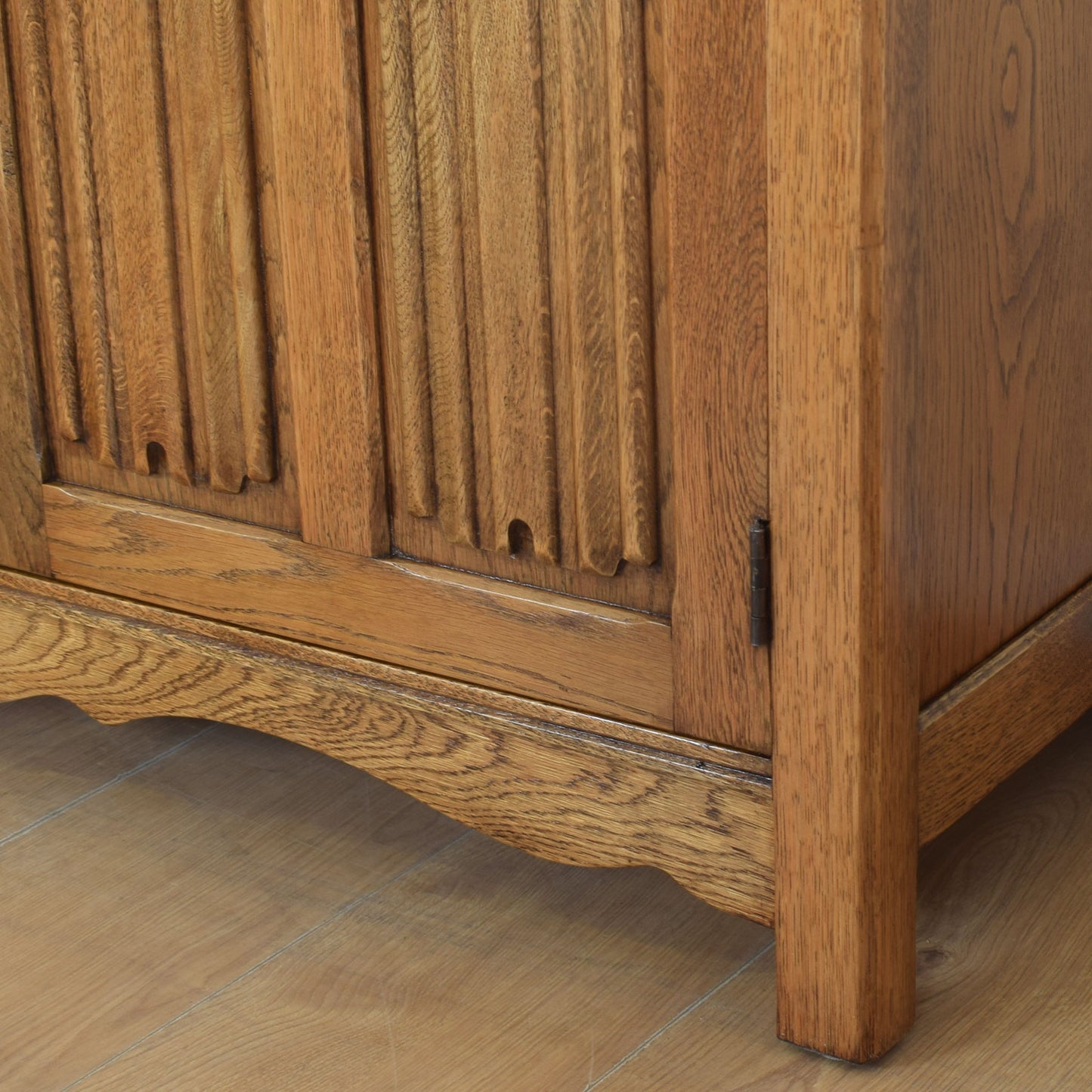 Oak Linenfold Sideboard