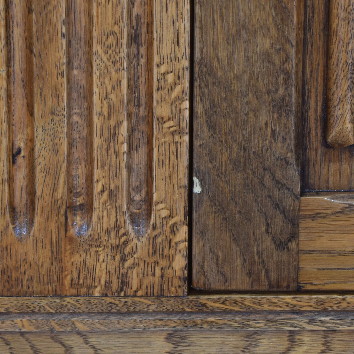 Oak Linenfold Sideboard