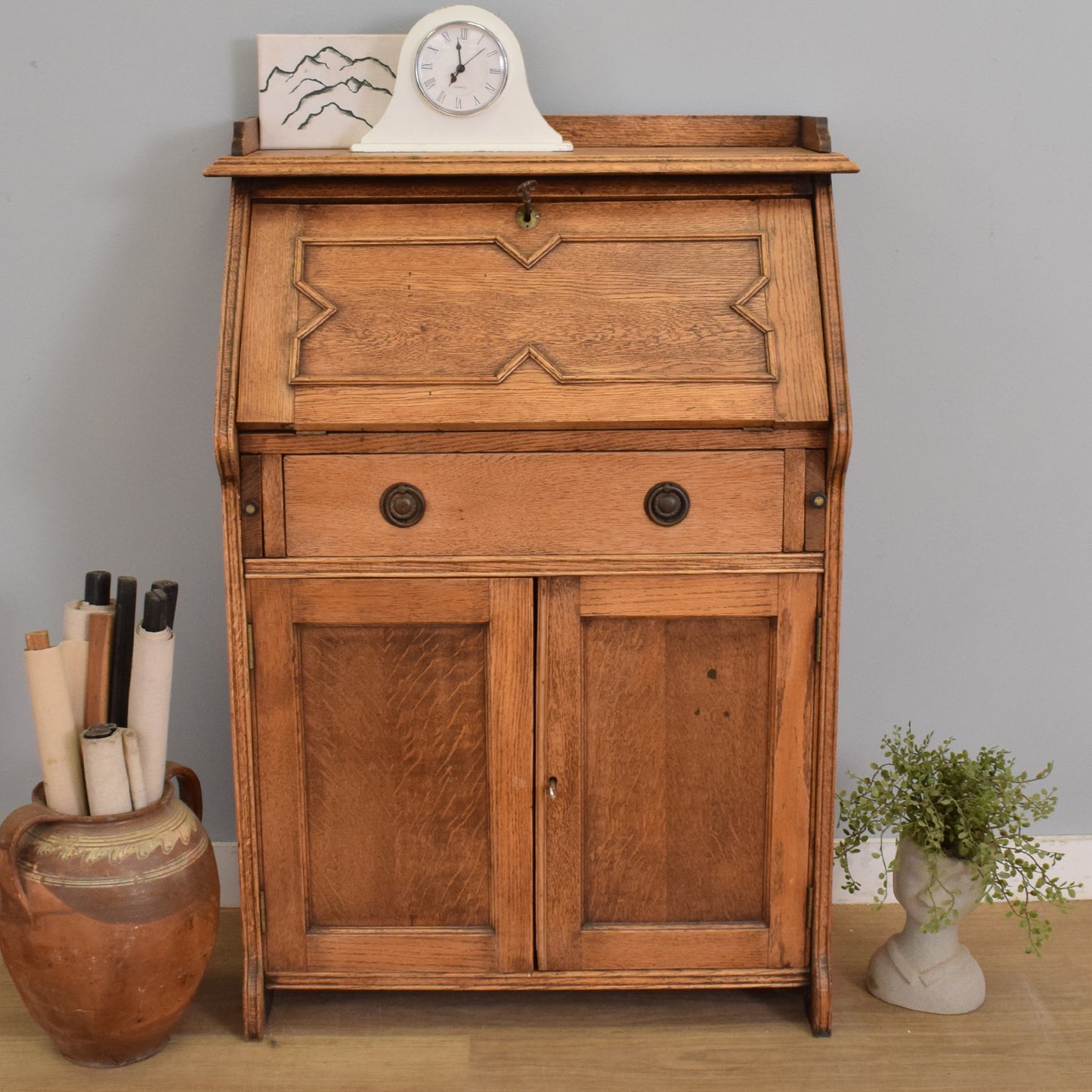 Small Oak Bureau