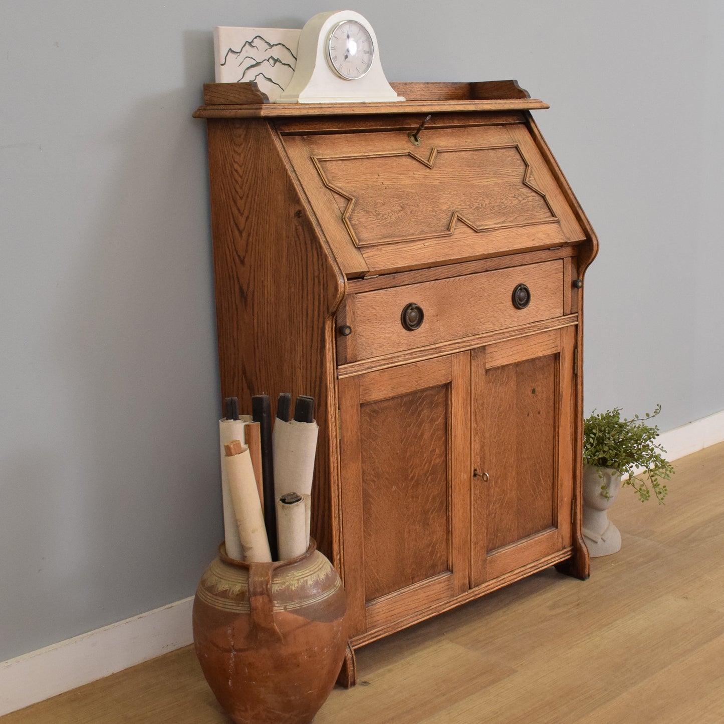 Small Oak Bureau
