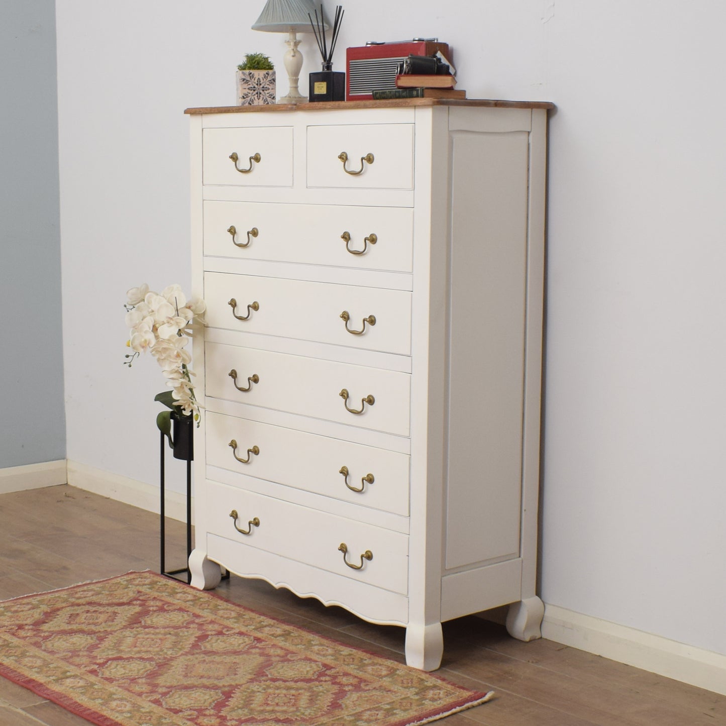 Painted Mango Chest of Drawers
