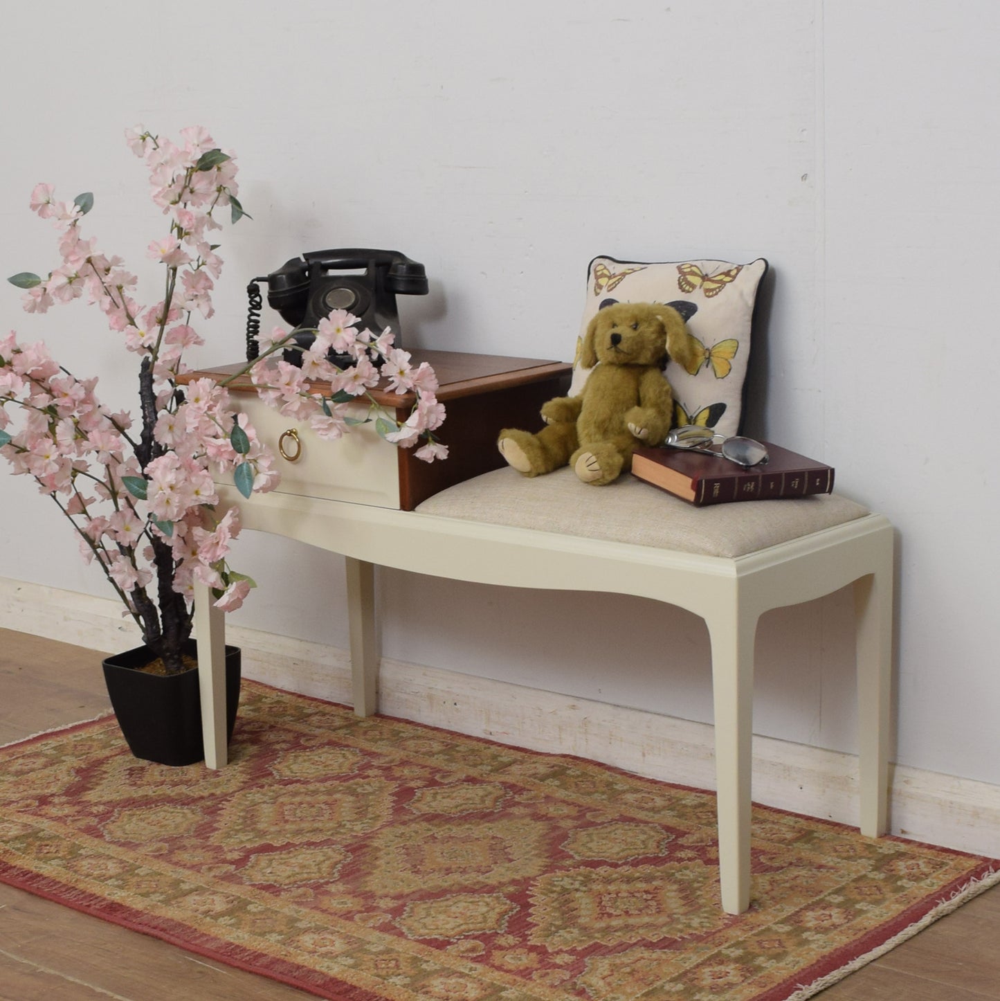 Painted Stag Telephone Seat