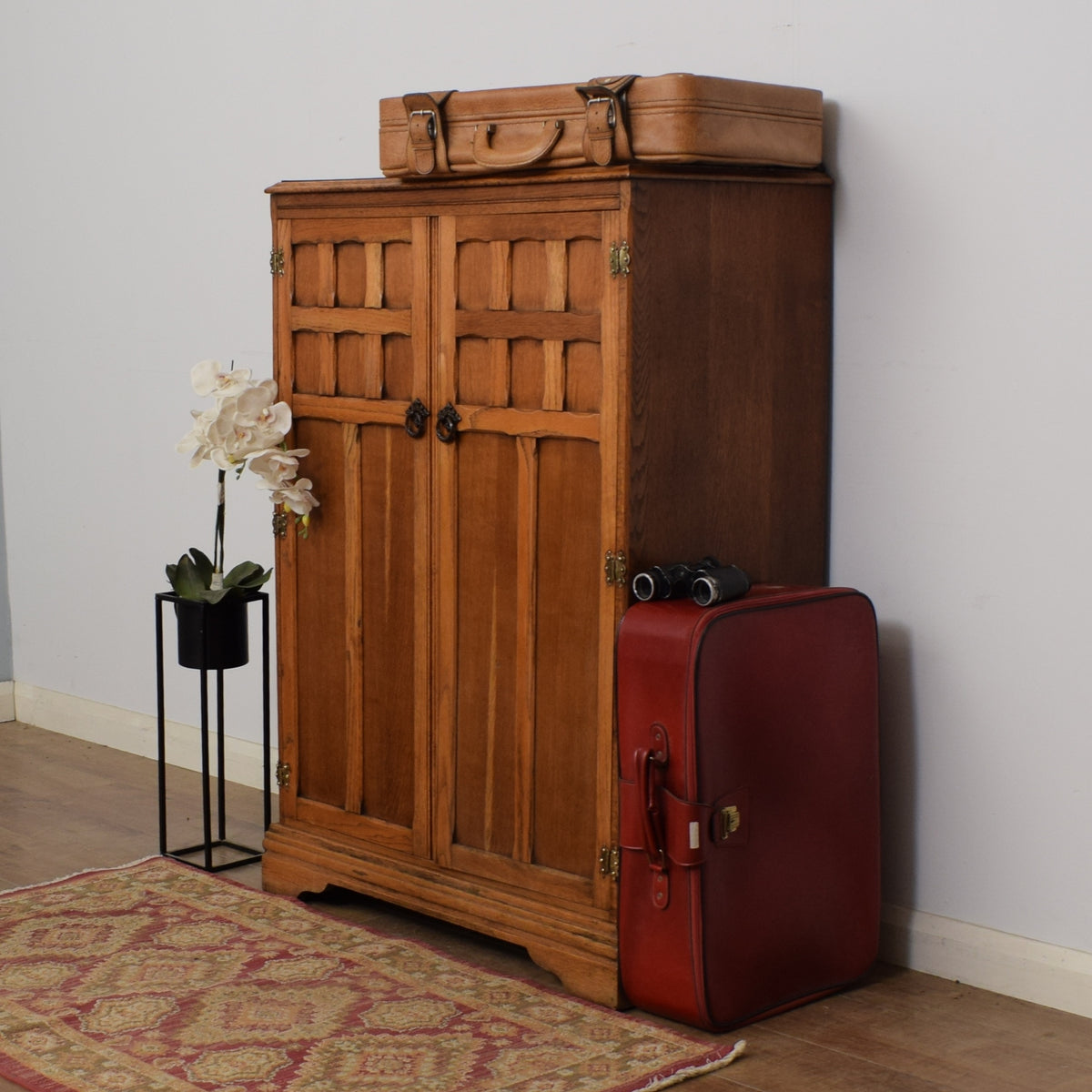 Restored Oak Wardrobe / Linen Cupboard