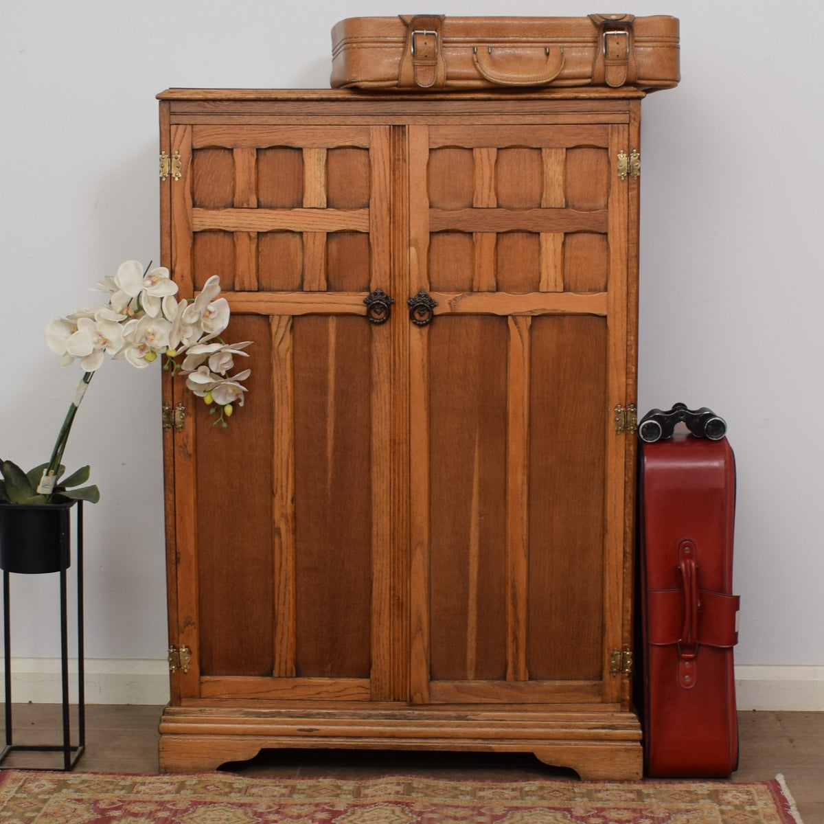 Restored Oak Wardrobe / Linen Cupboard