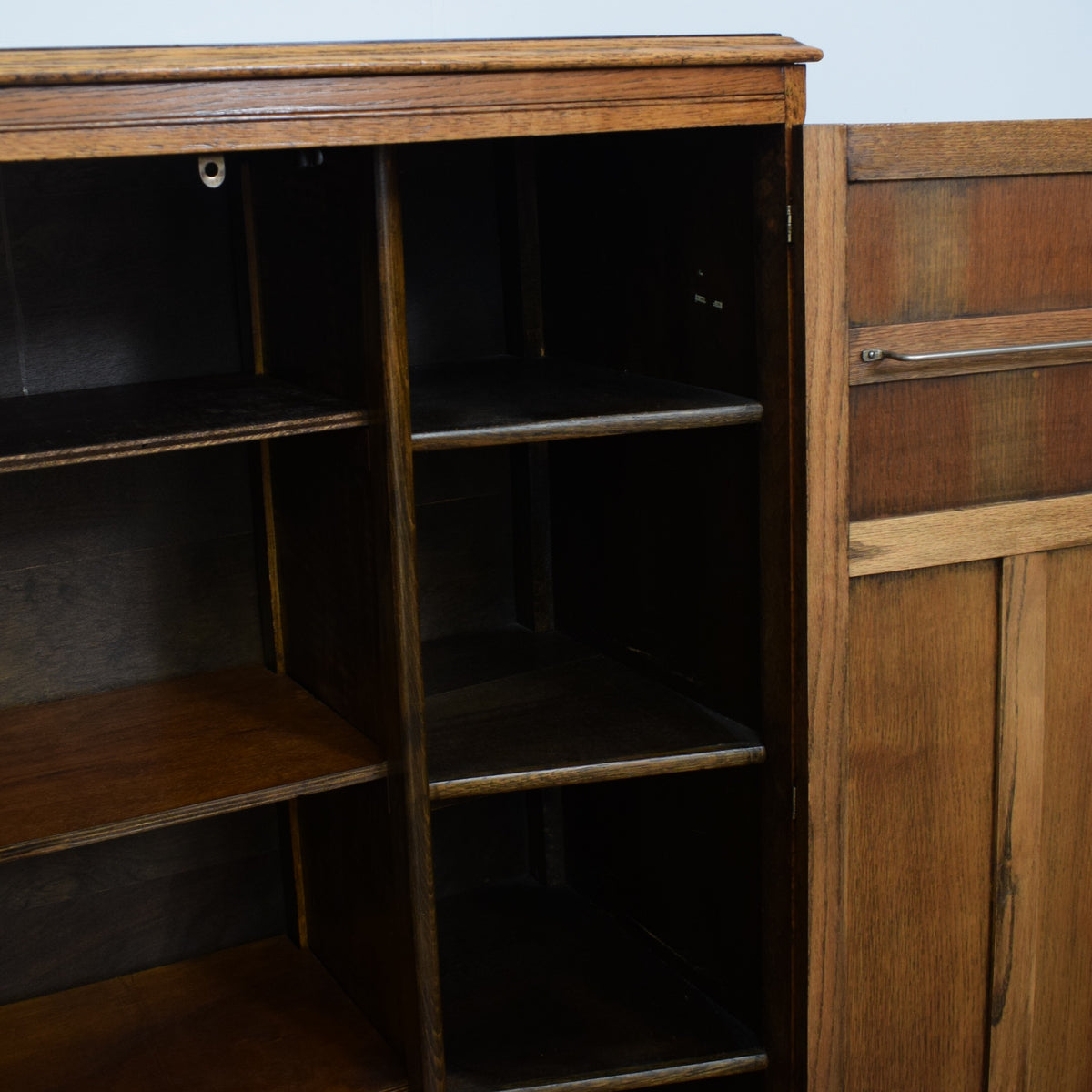 Restored Oak Wardrobe / Linen Cupboard