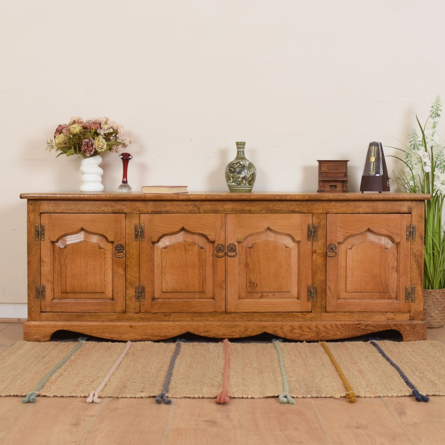 Oak Low Sideboard