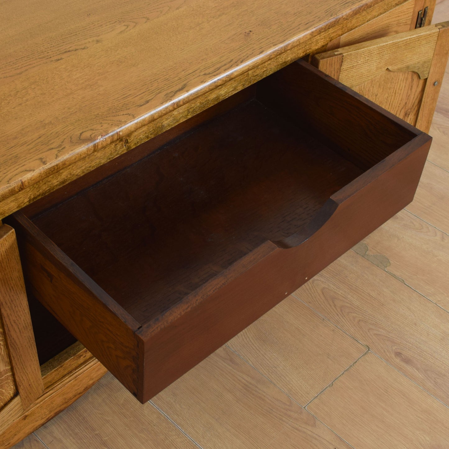 Oak Low Sideboard