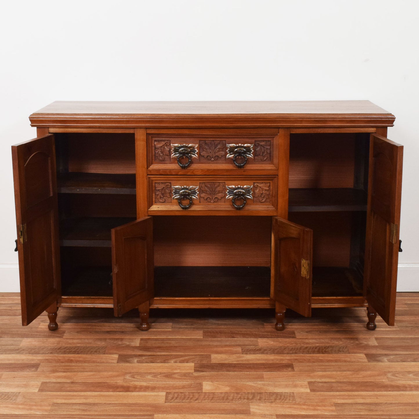 Carved Mahogany Sideboard