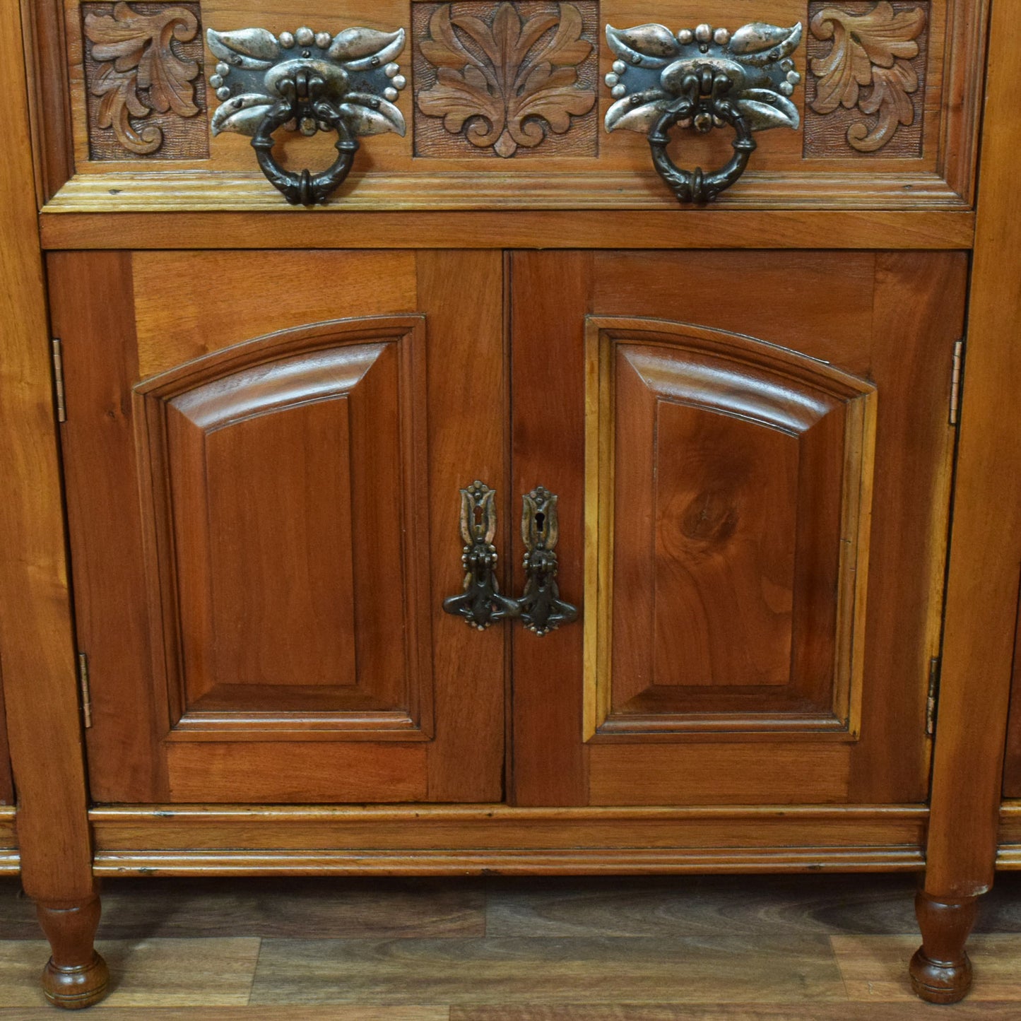 Carved Mahogany Sideboard