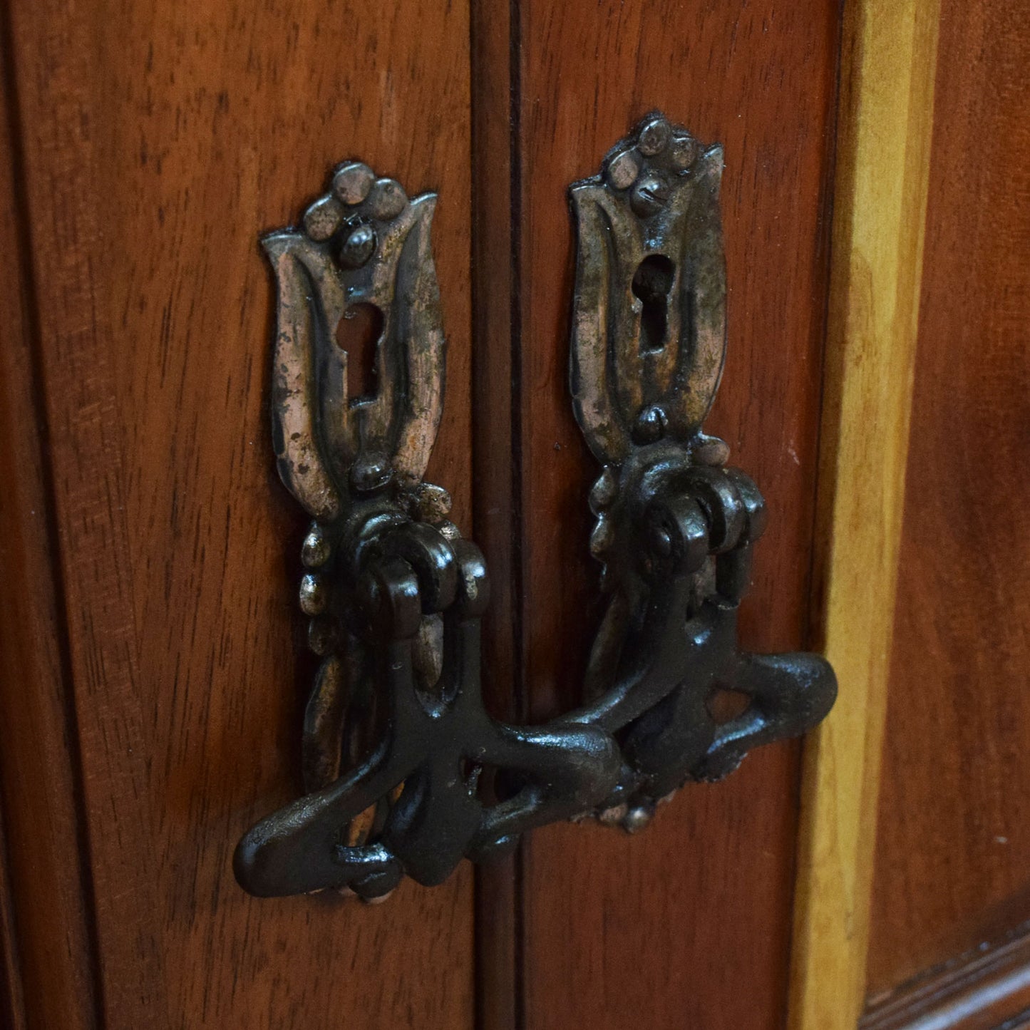 Carved Mahogany Sideboard
