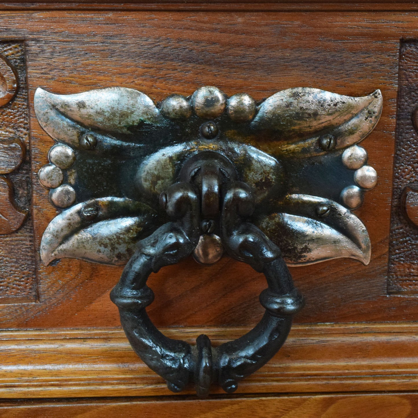 Carved Mahogany Sideboard