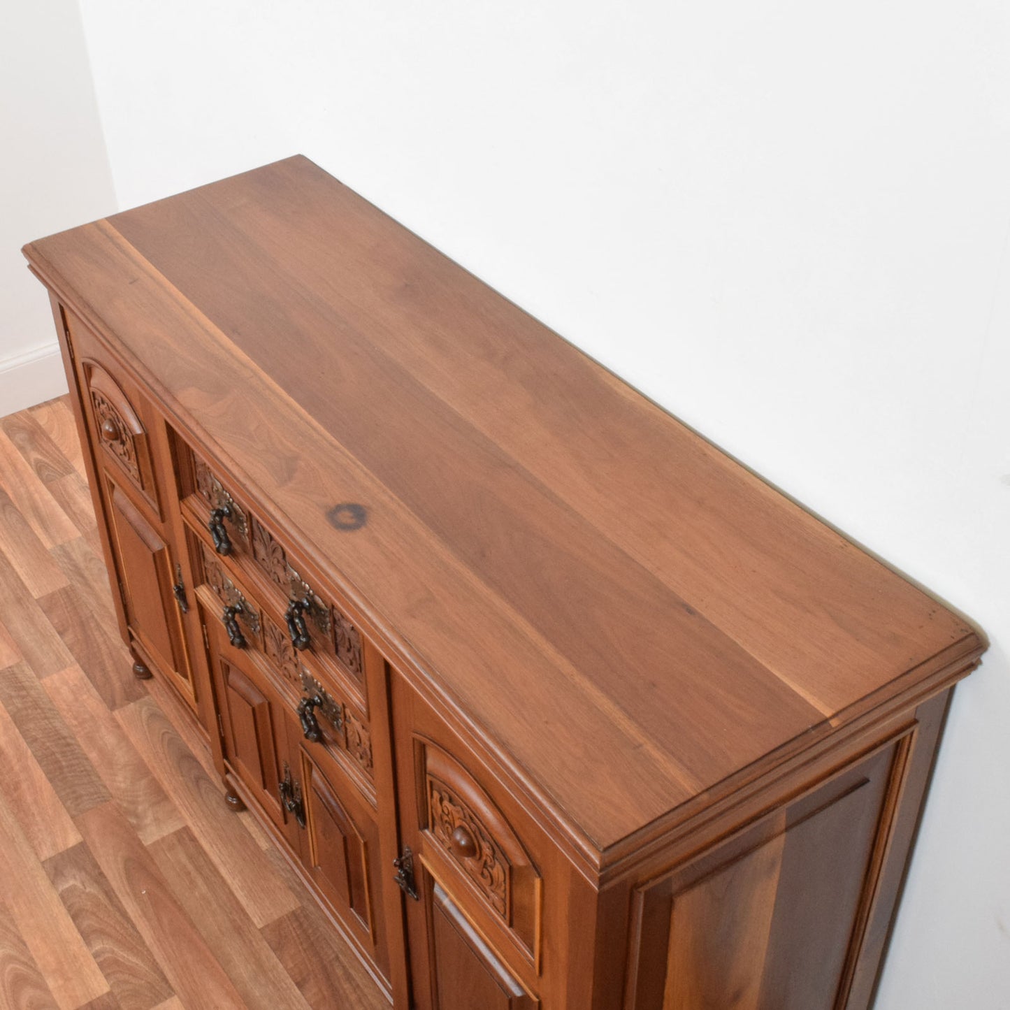 Carved Mahogany Sideboard
