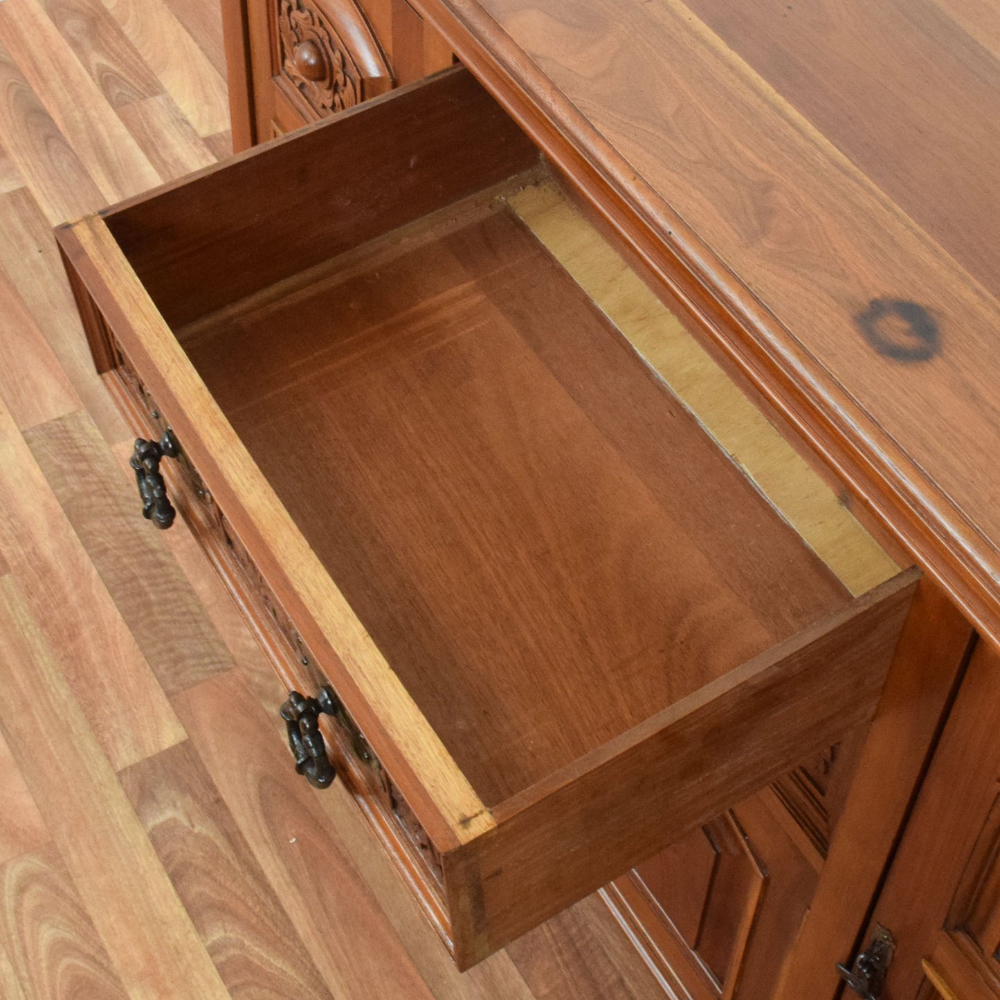 Carved Mahogany Sideboard