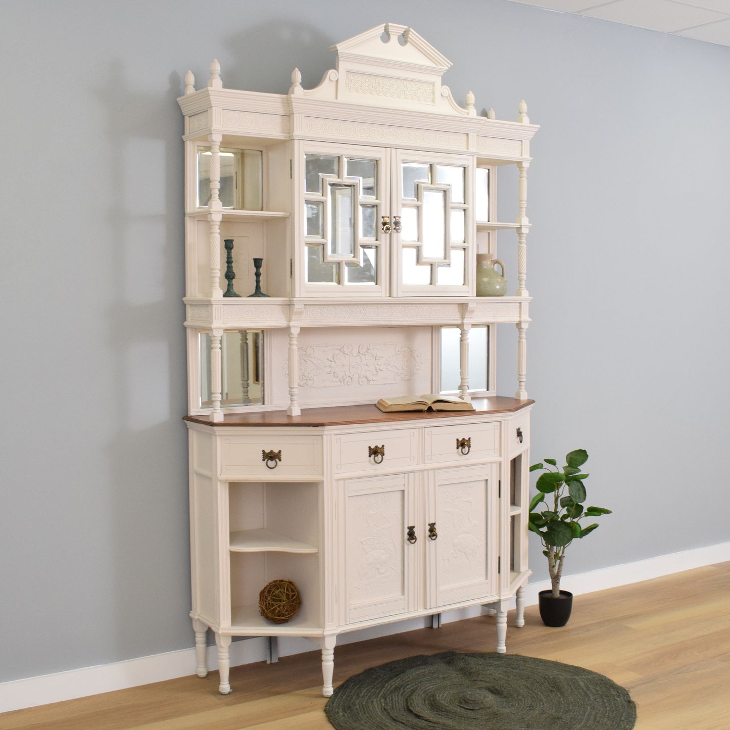 Painted Mahogany Dresser