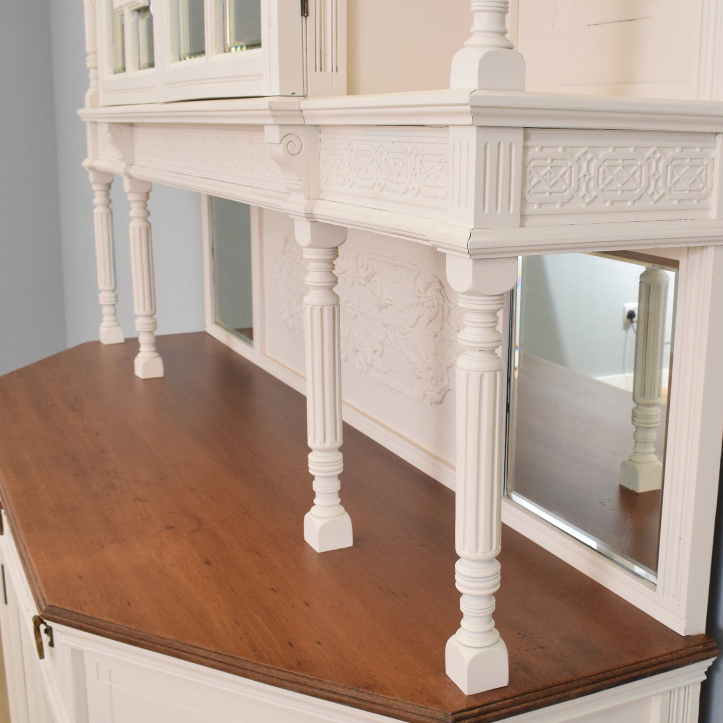 Painted Mahogany Dresser