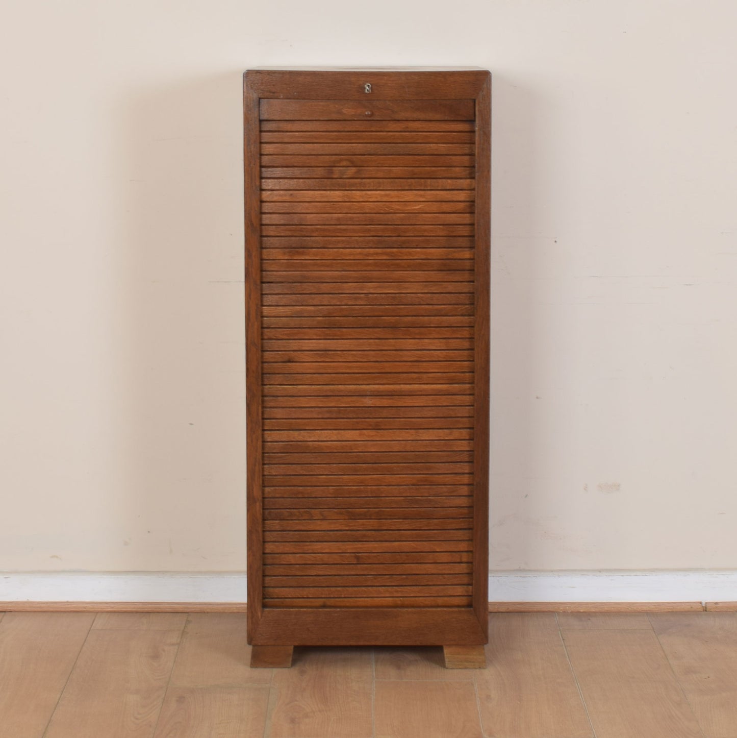 Vintage Tambour Filing Cabinet