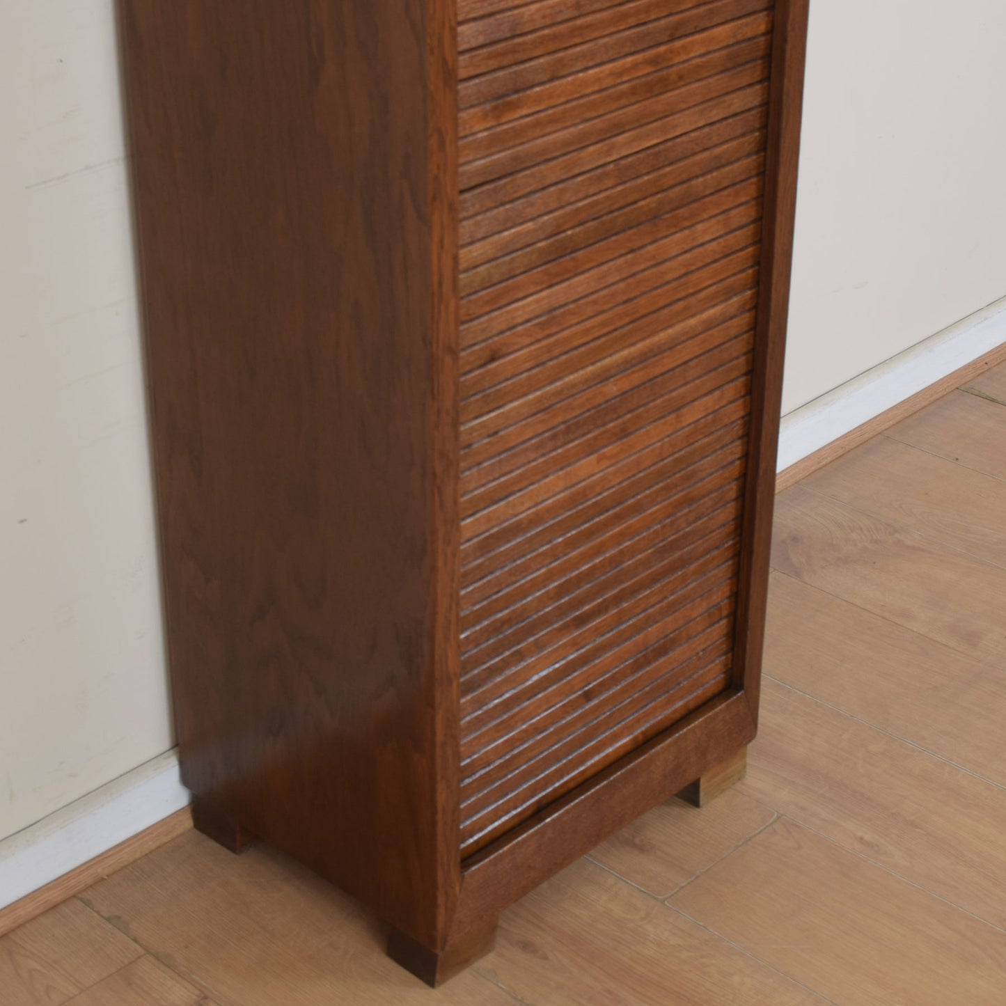 Vintage Tambour Filing Cabinet