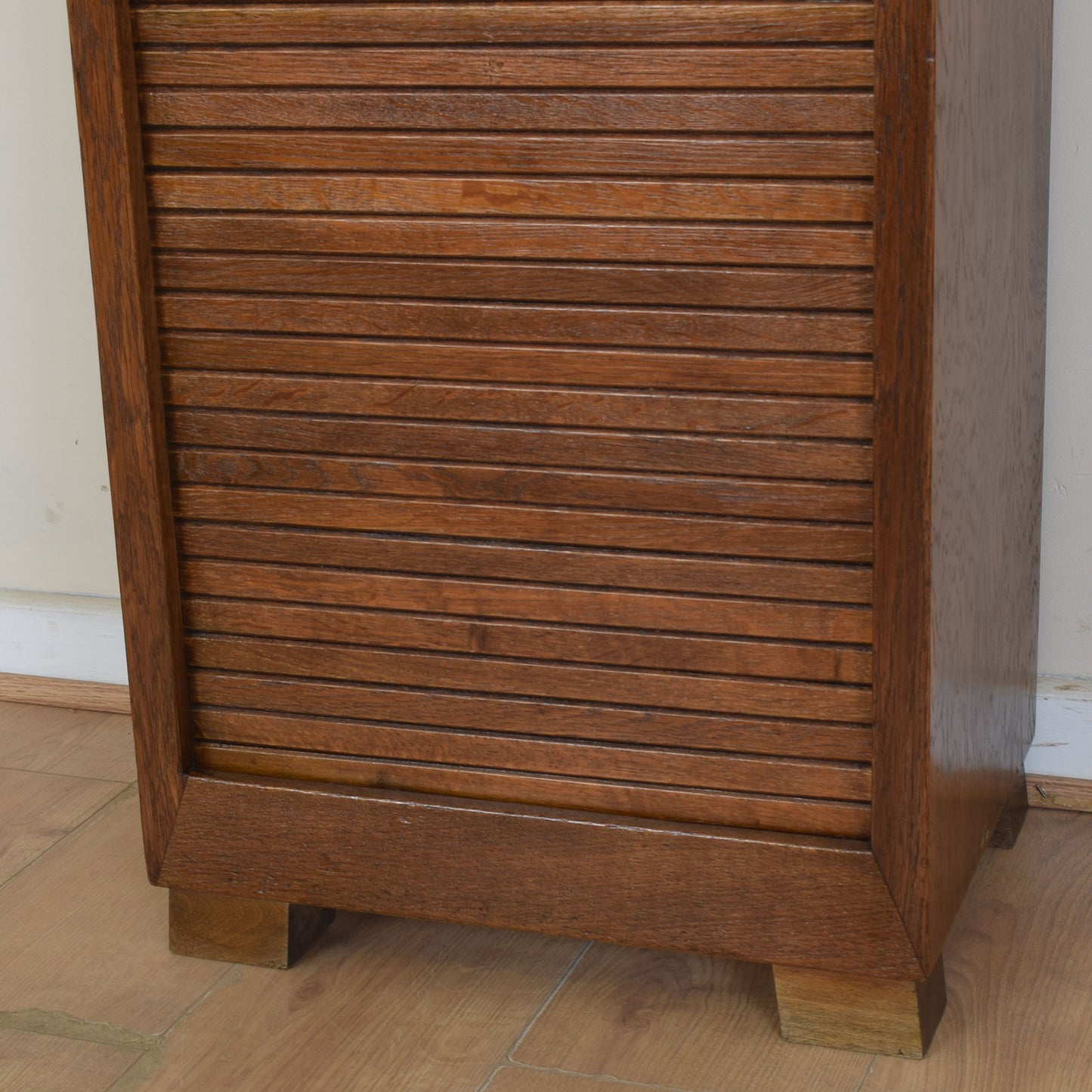 Vintage Tambour Filing Cabinet