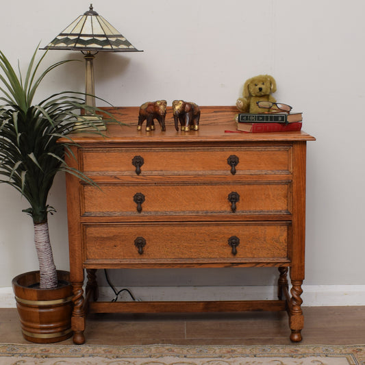 Restored Oak Chest of Drawers