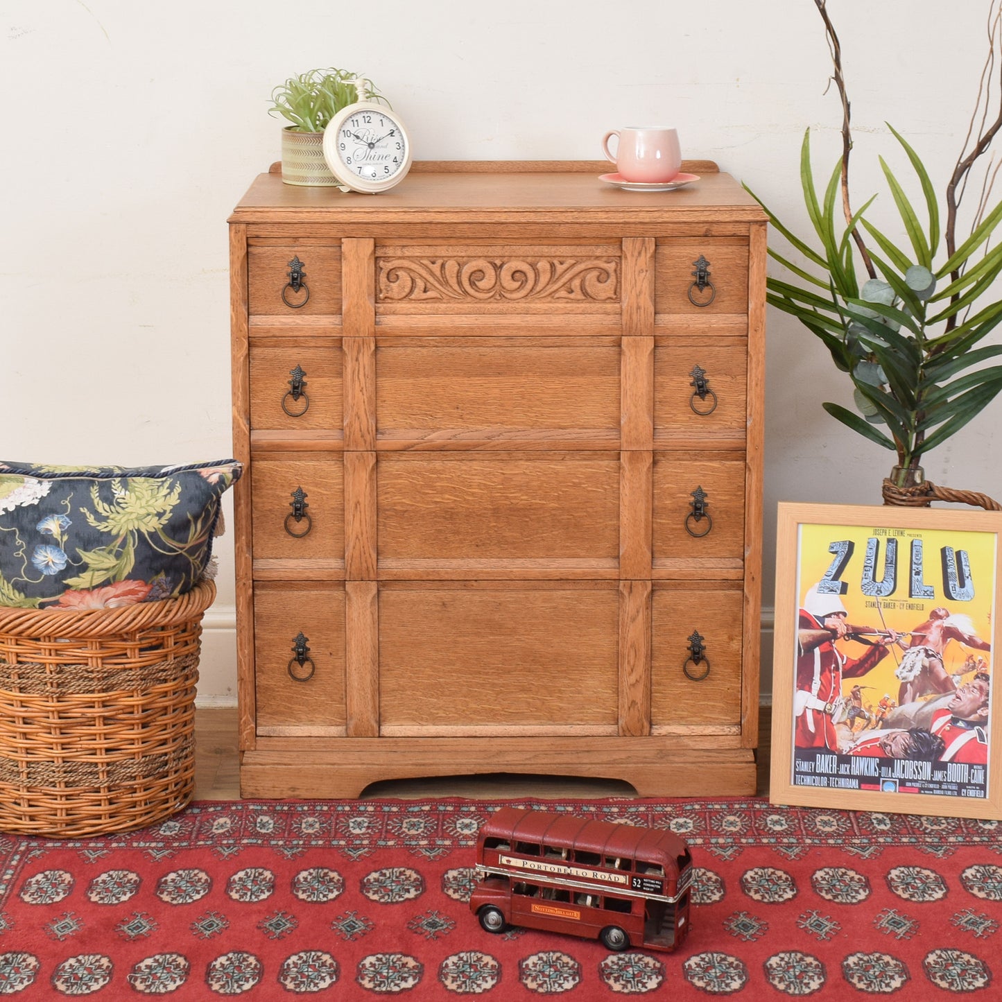 Oak Chest Of Drawers