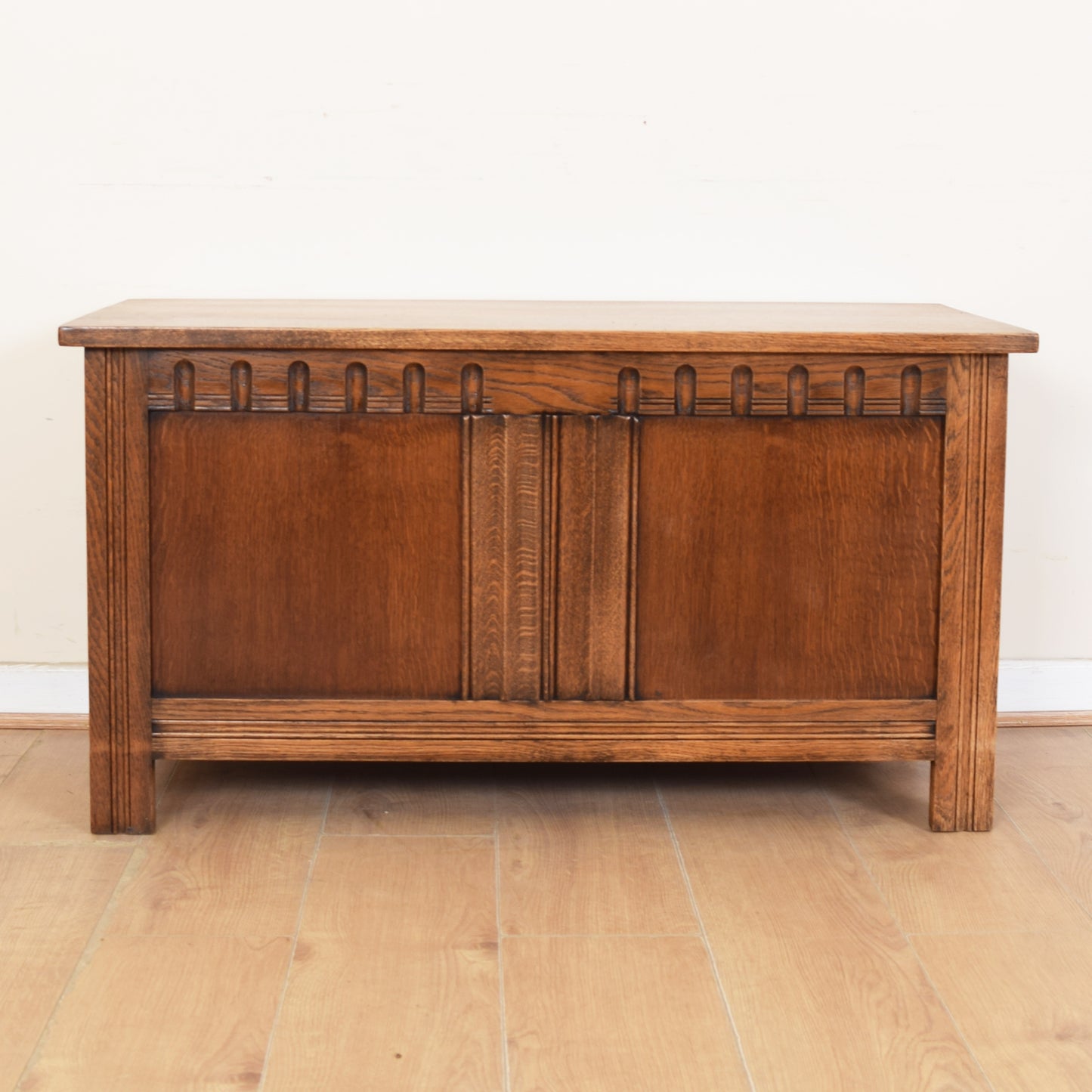 Vintage Oak Blanket Box