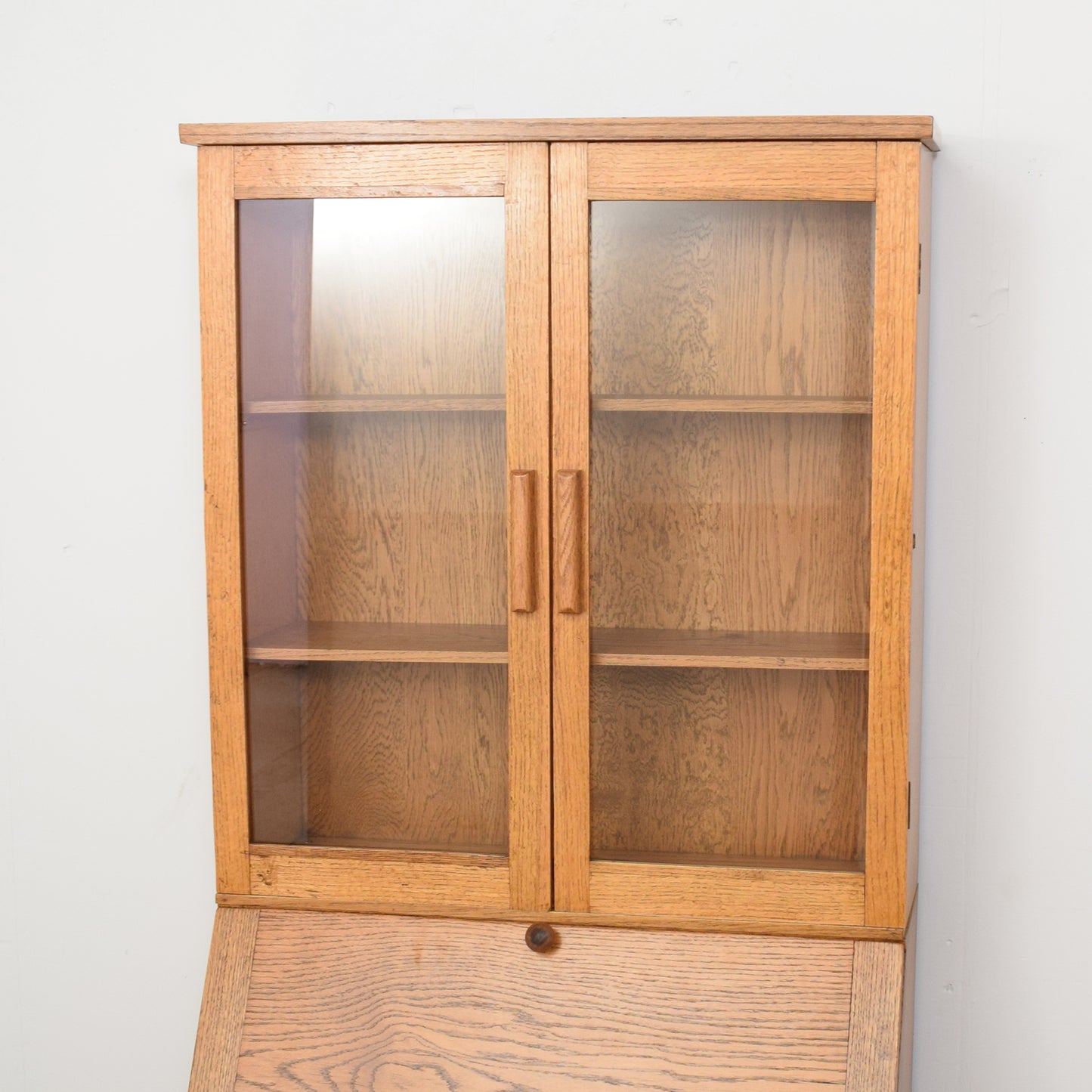 Restored Oak Bureau Bookcase