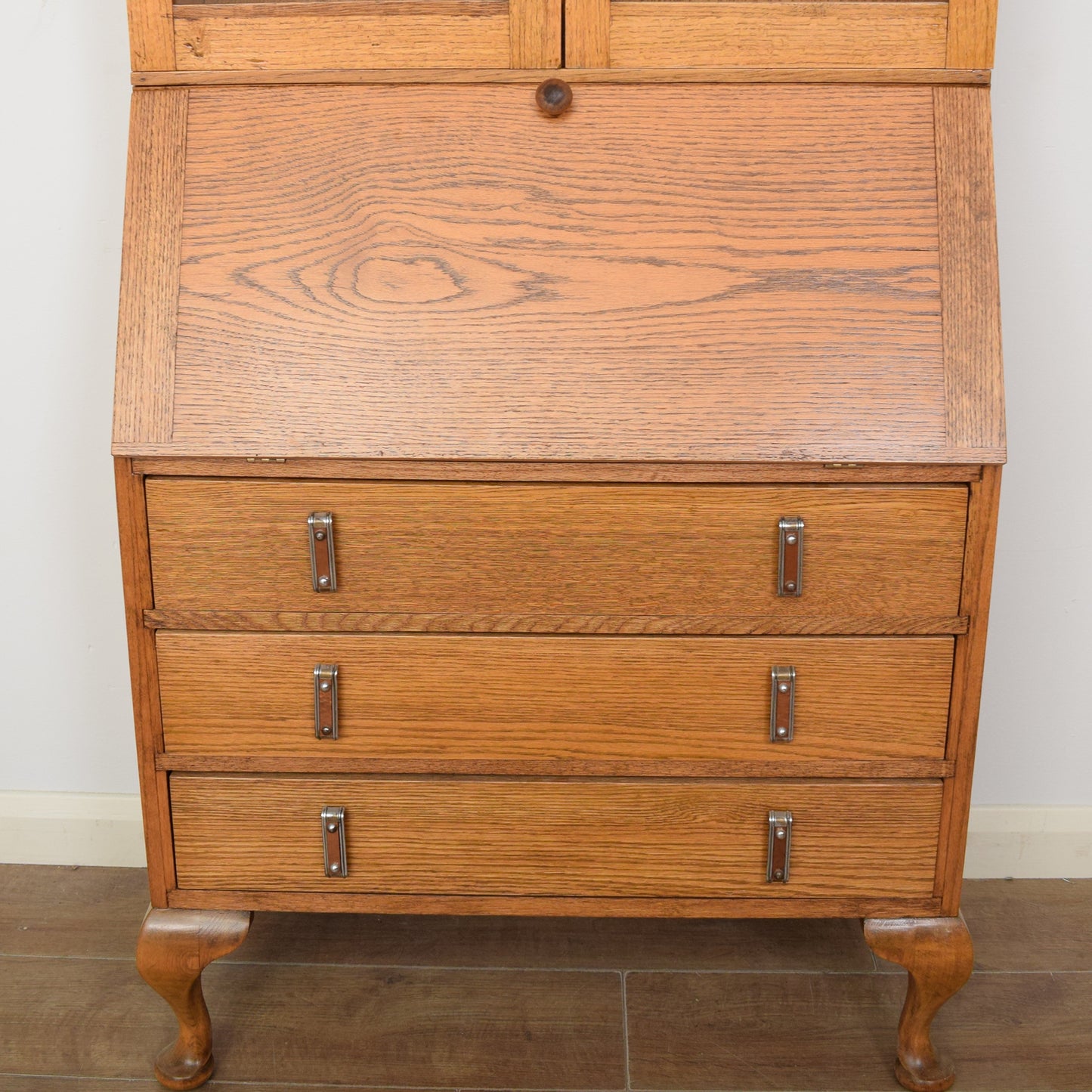 Restored Oak Bureau Bookcase