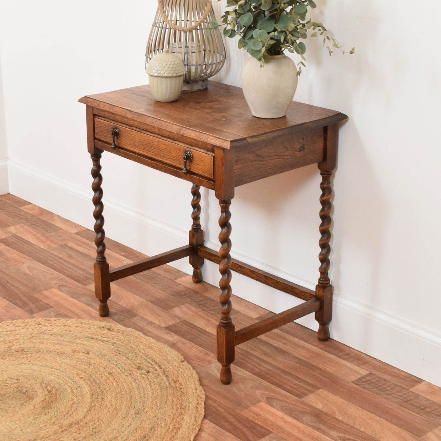 Barley twist console table