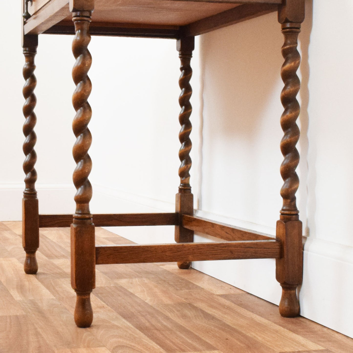 Barley twist console table