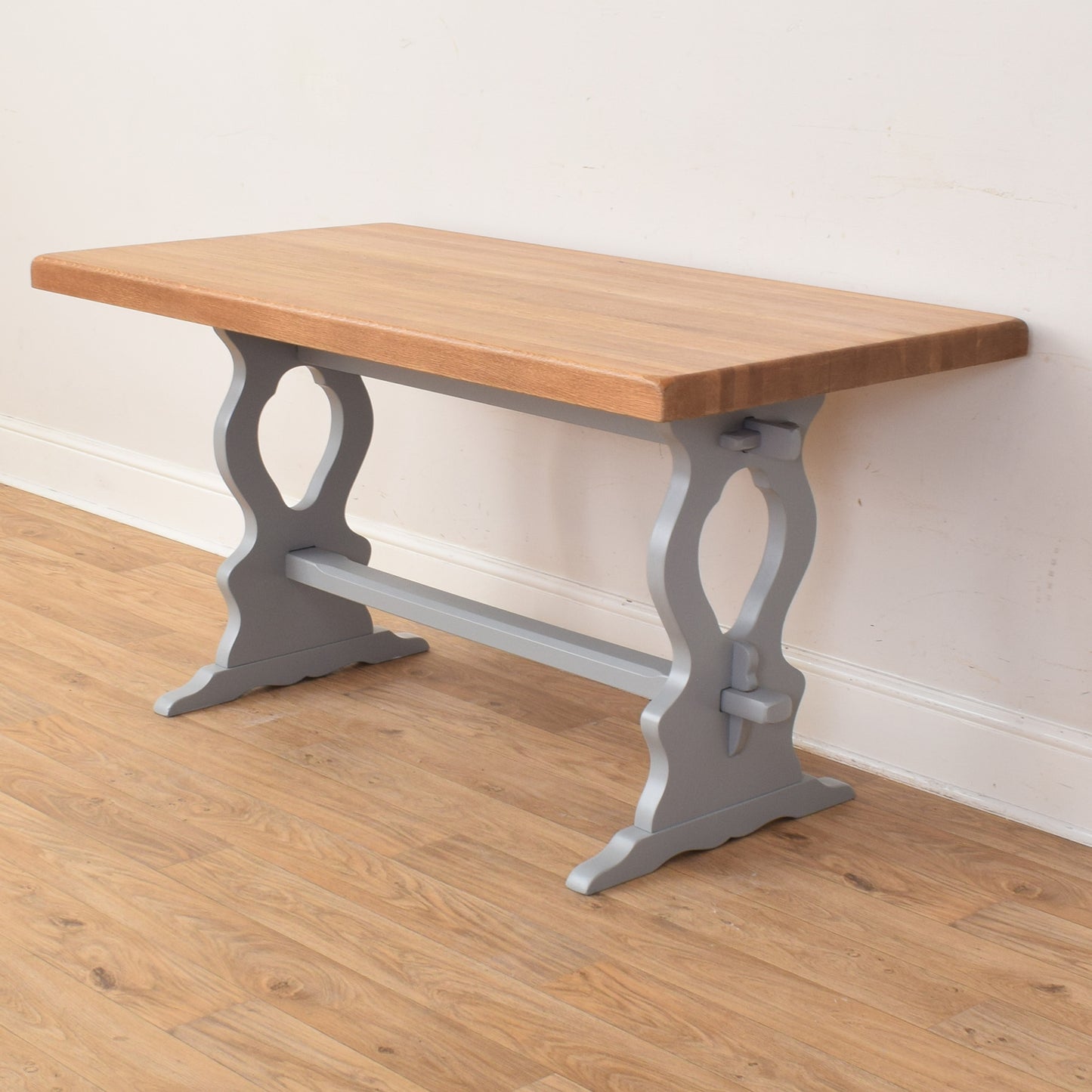 Painted Table And Four Chairs
