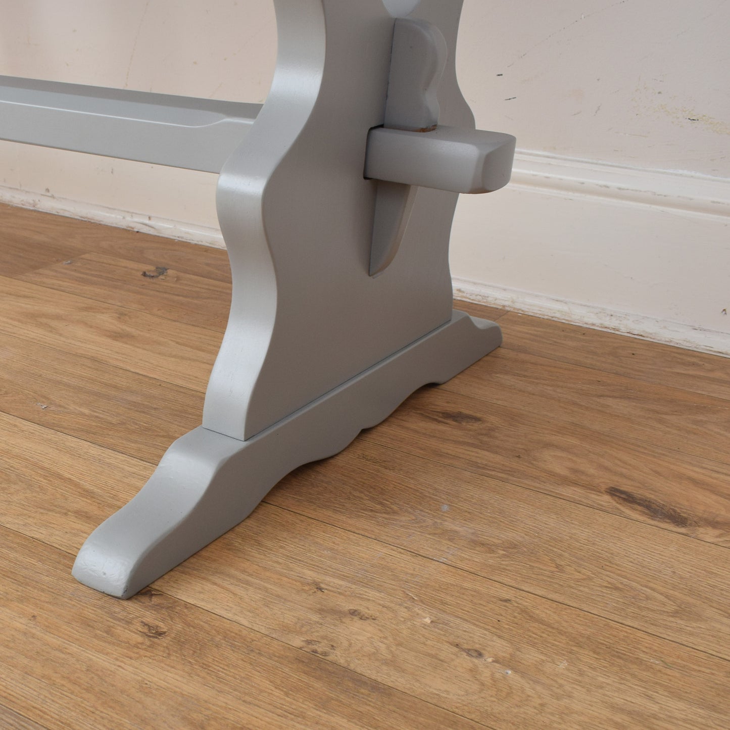 Painted Table And Four Chairs