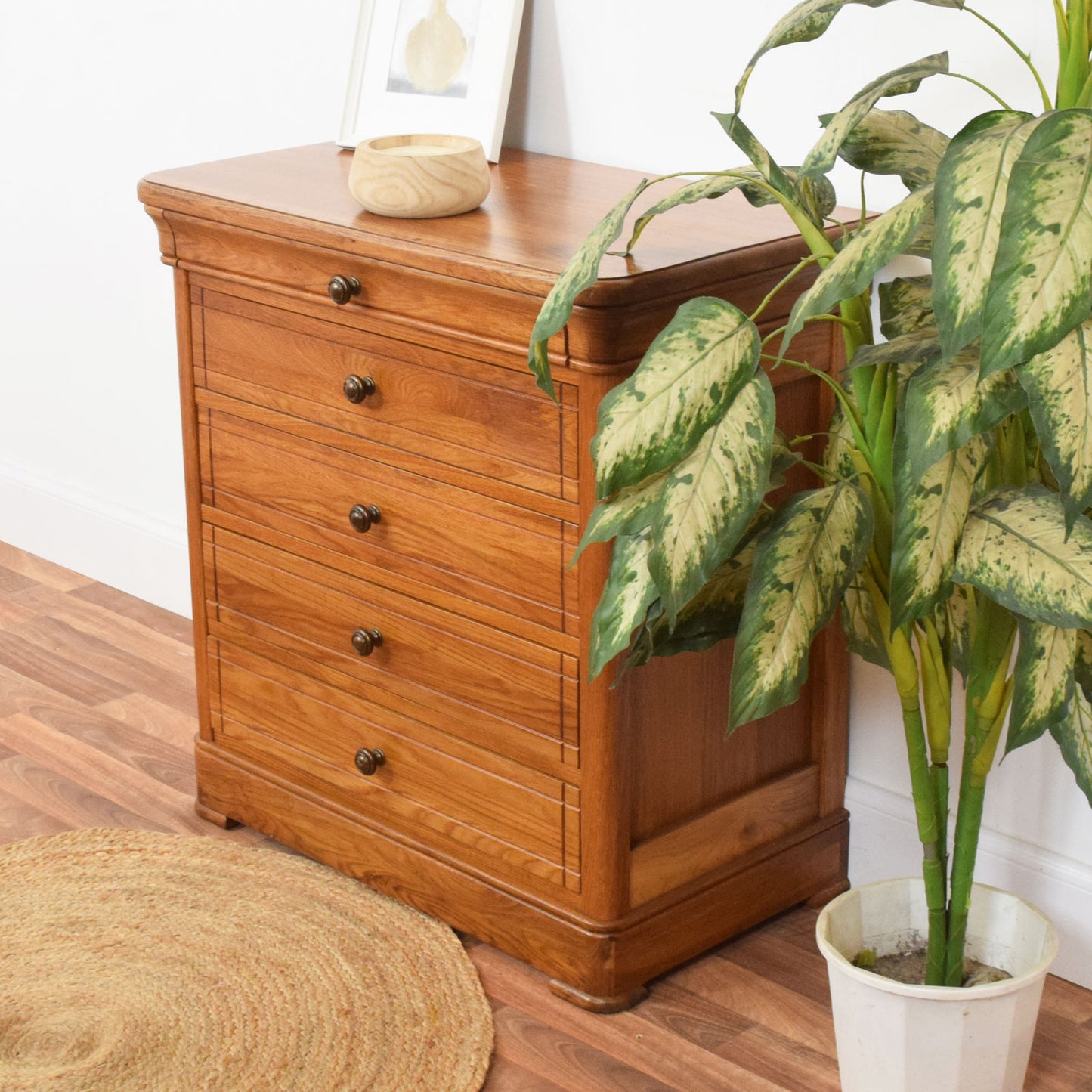 Restored Oak Chest of Drawers