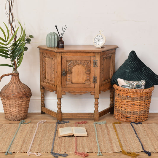 Oak Credence Cabinet